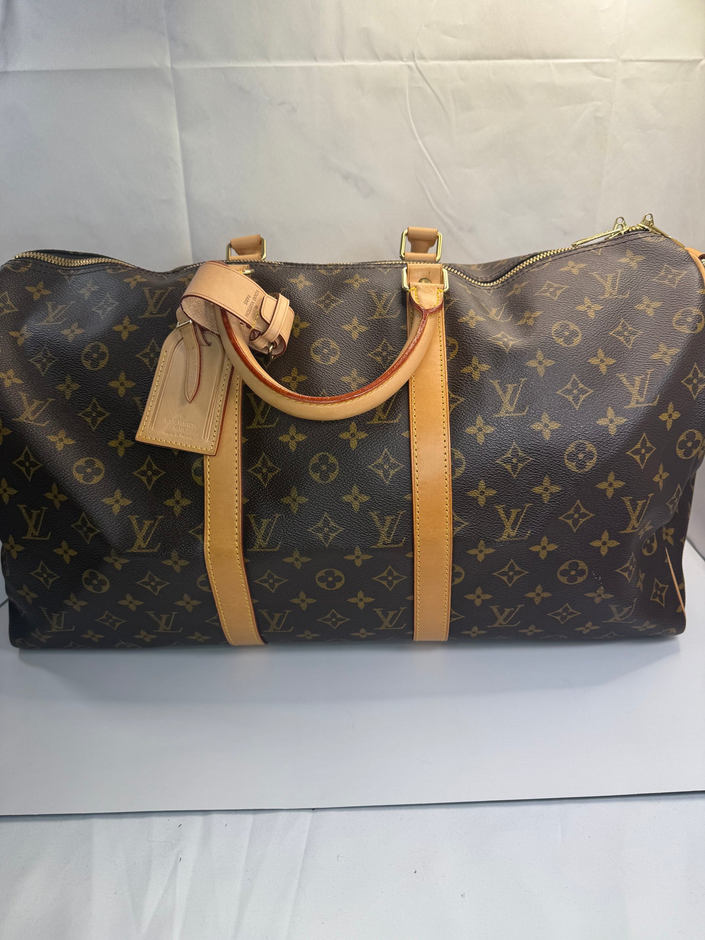 LOUIS VUITTON Keepall Bandouliere Monogram Canvas 50