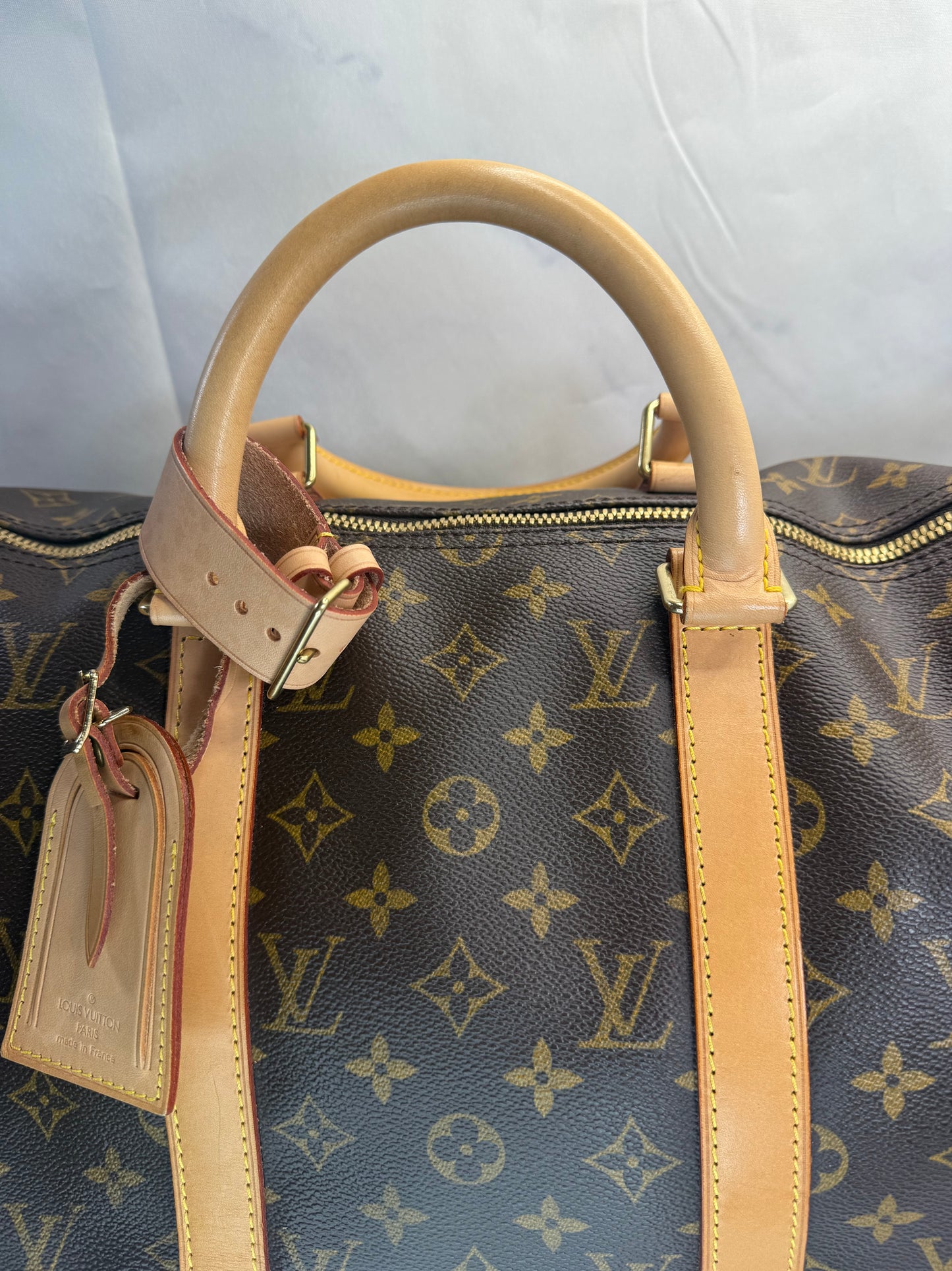LOUIS VUITTON Keepall Bandouliere Monogram Canvas 50