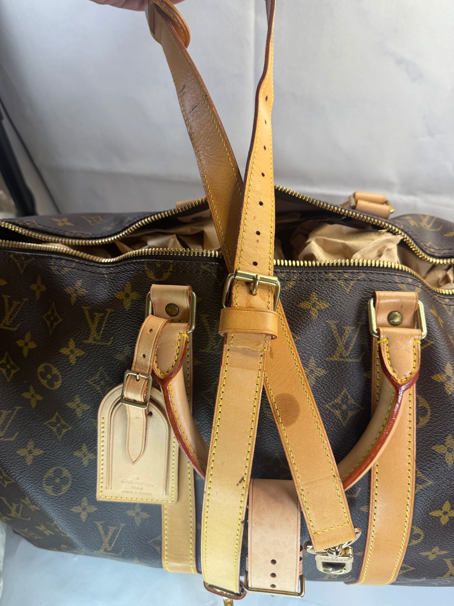 LOUIS VUITTON Keepall Bandouliere Monogram Canvas 50