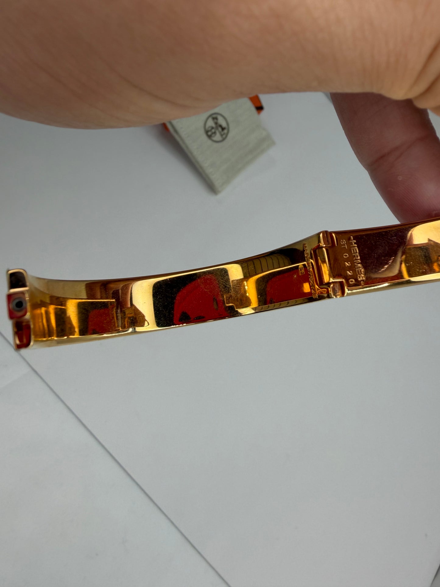 HERMES Clic Cadenas Bracelet PM