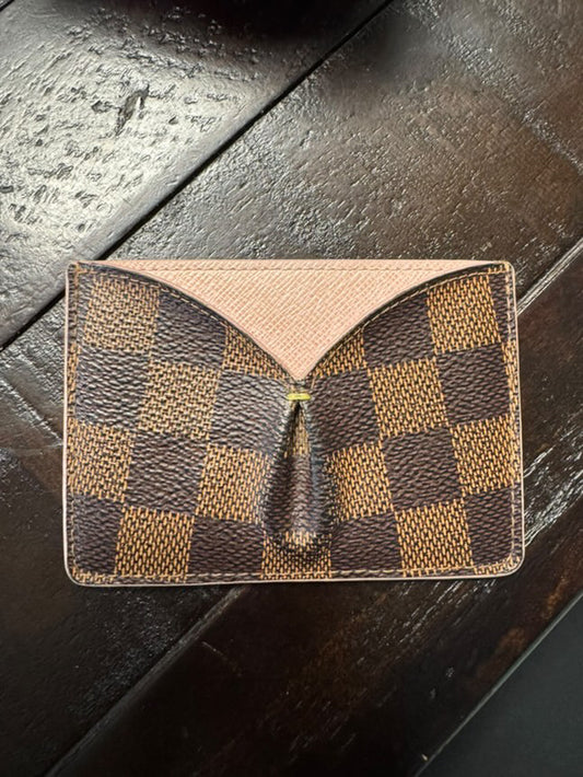 LOUIS VUITTON Damier Ebene Caissa Card Holder