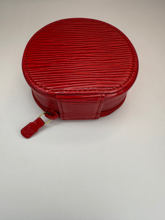 LOUIS VUITTON Écrin Bijoux 8 Epi Leather Case