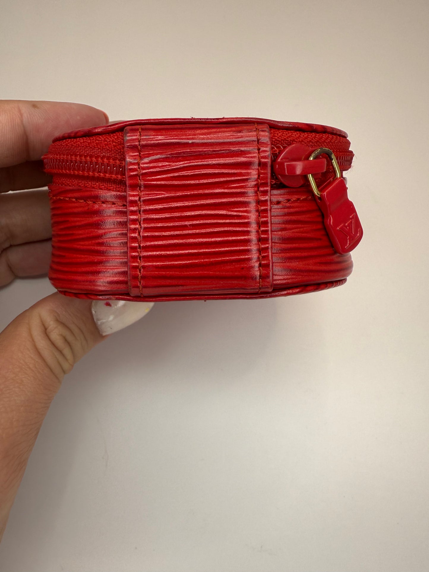 LOUIS VUITTON Écrin Bijoux 8 Epi Leather Case