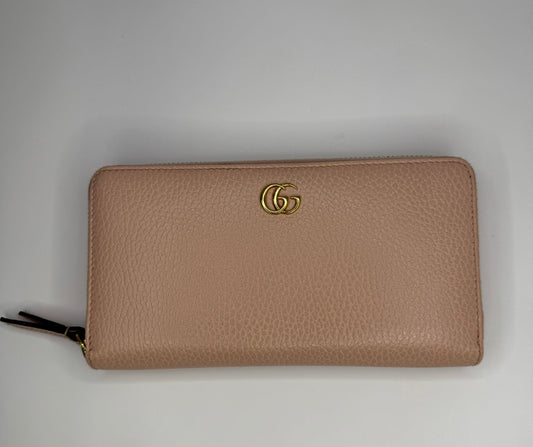 GUCCI Calfskin Wallet Pink