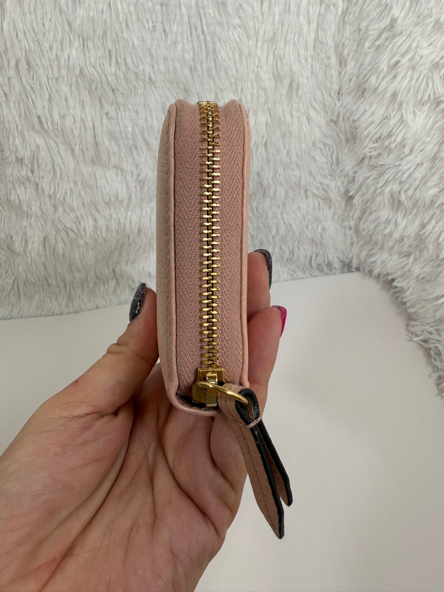GUCCI Calfskin Wallet Pink