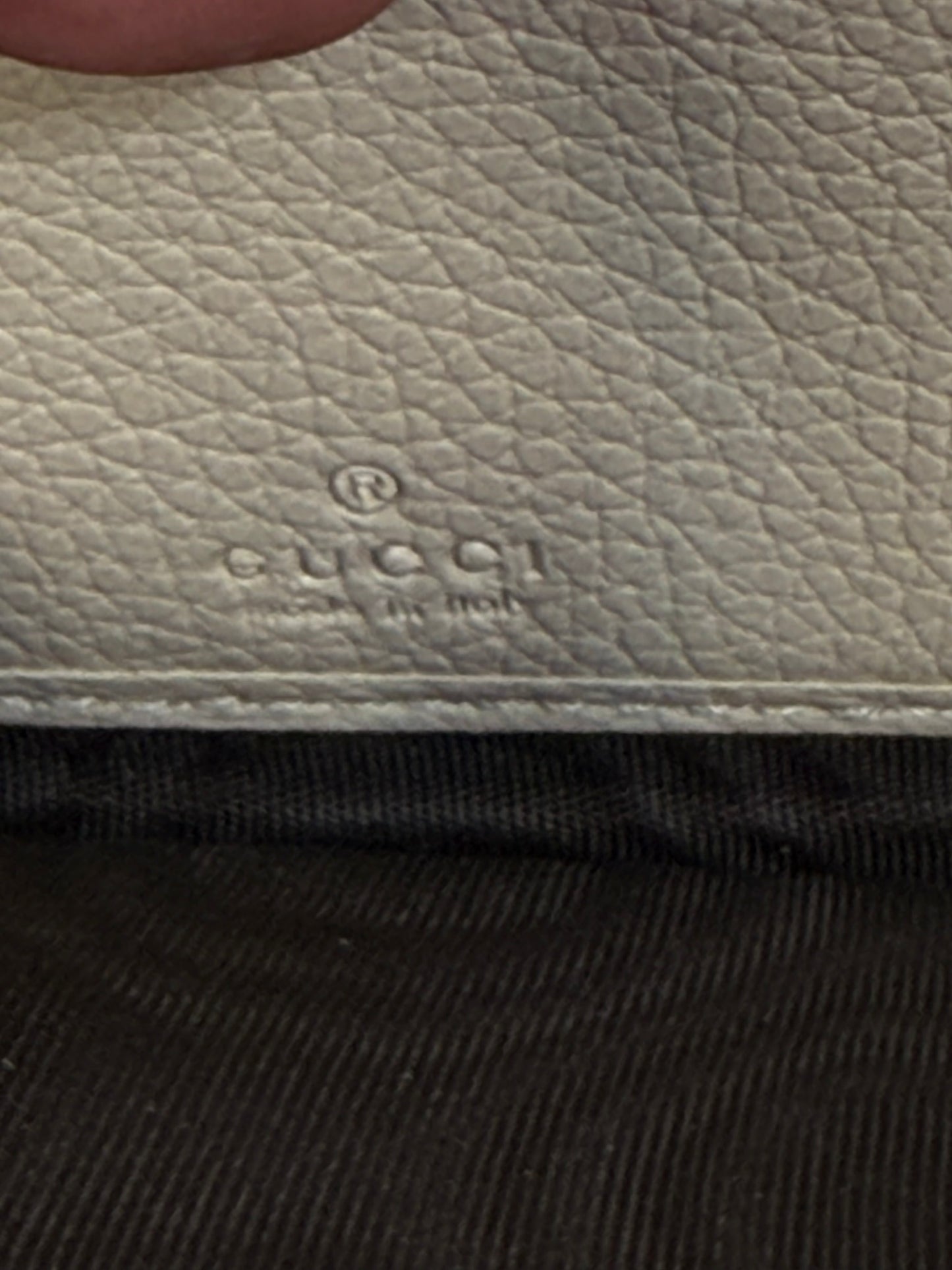 GUCCI Calfskin Zumi Zip Around Wallet