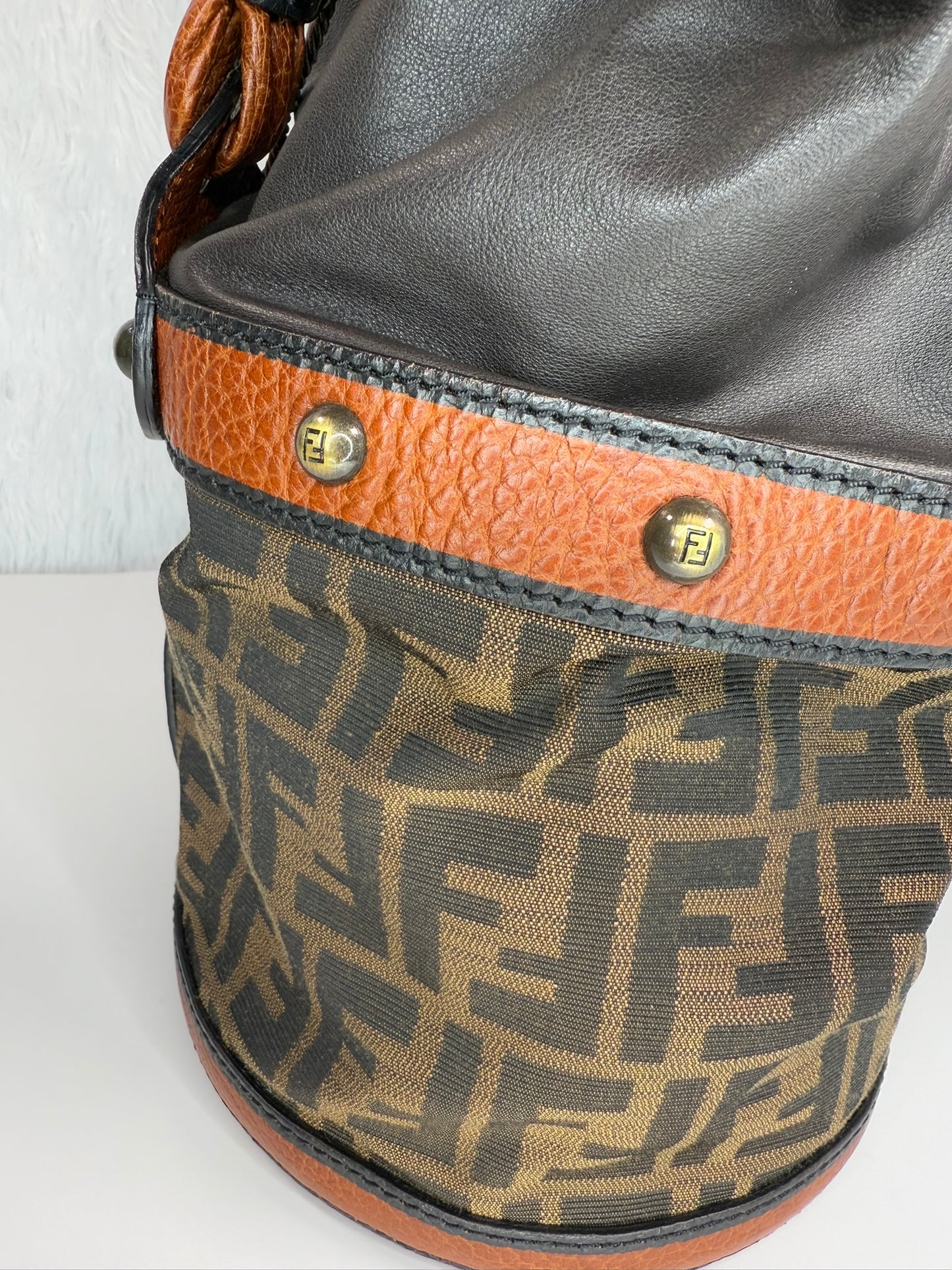 FENDI Zucca Palazzo Bucket Bag