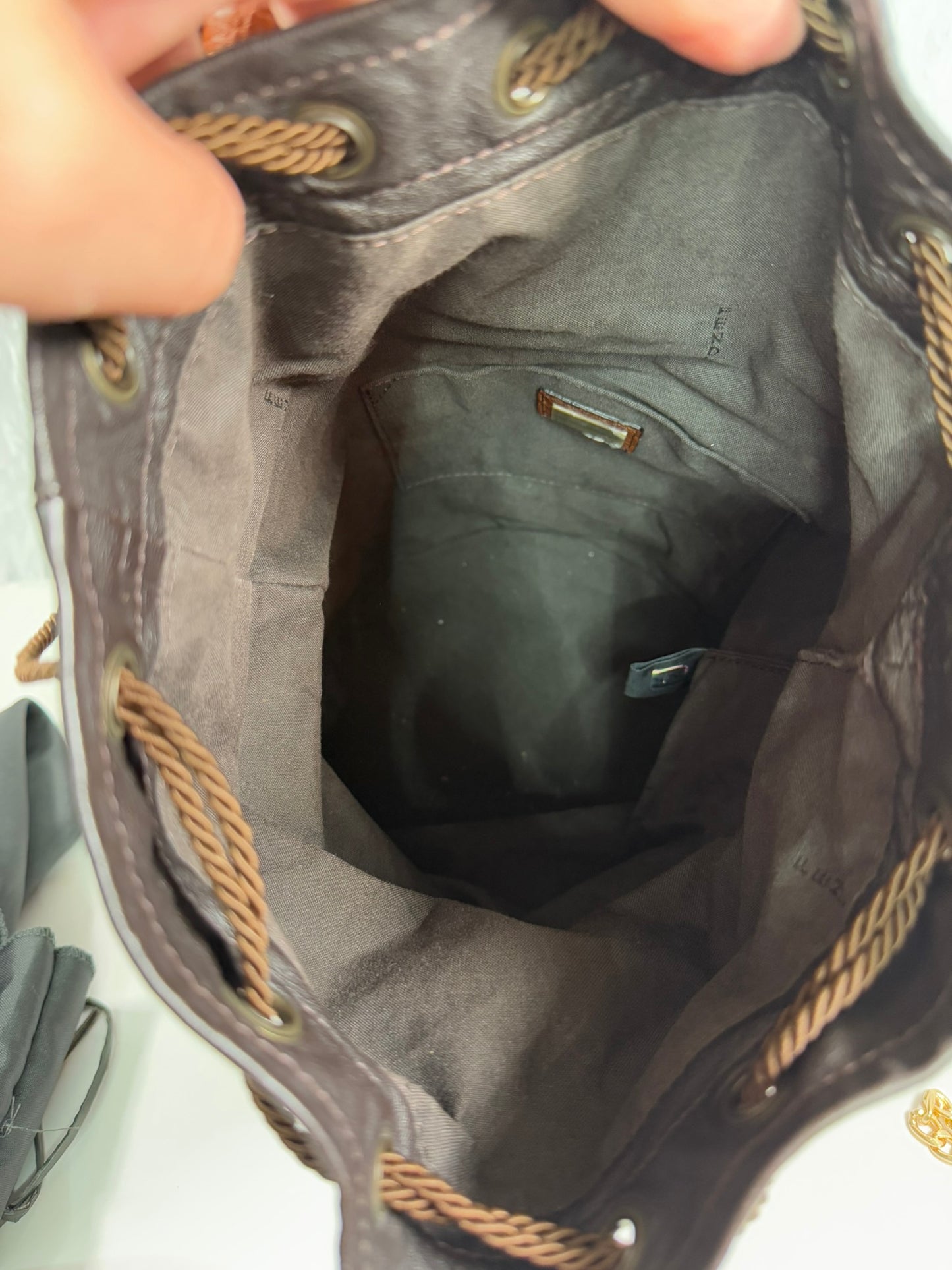 FENDI Zucca Palazzo Bucket Bag