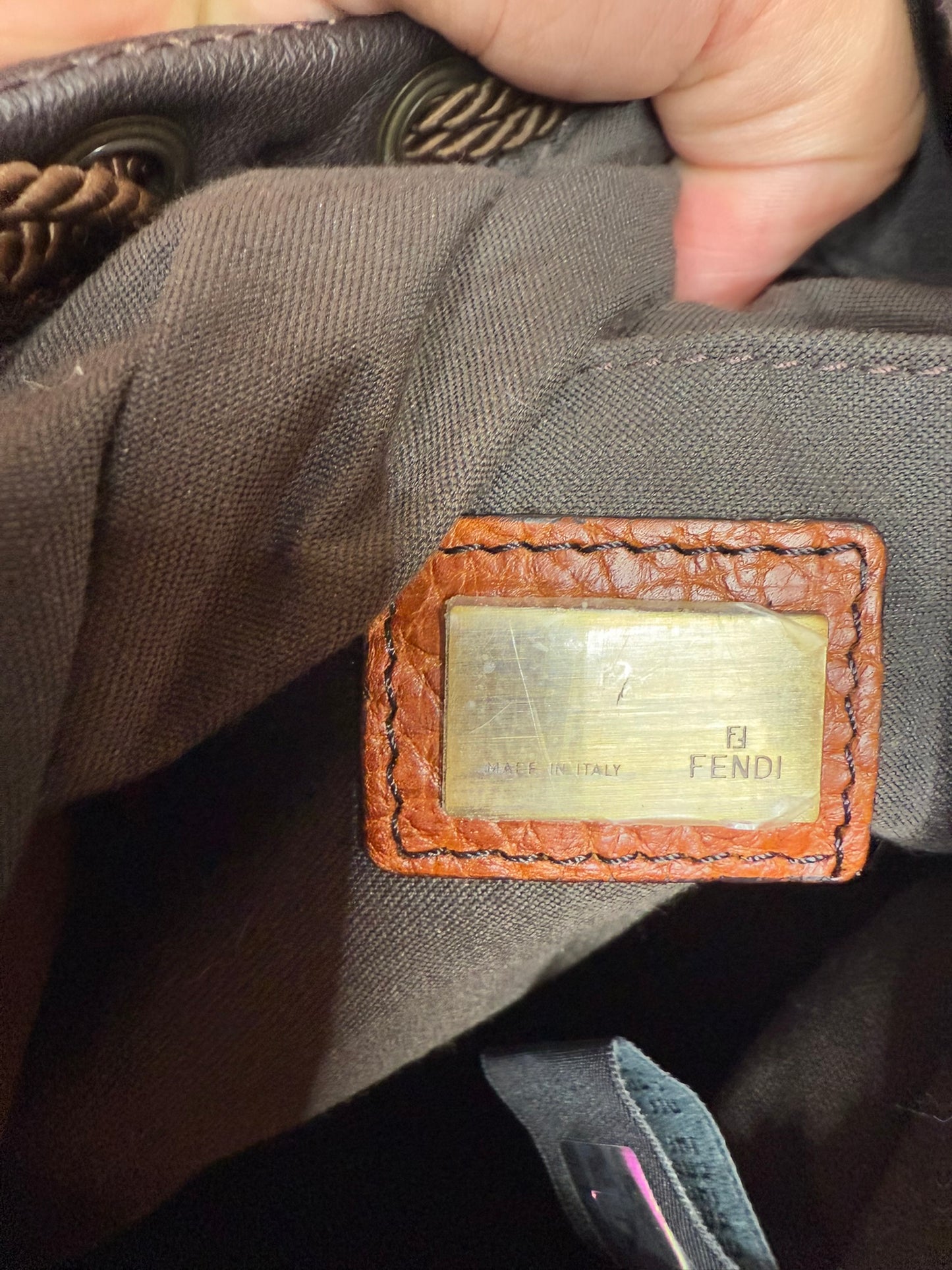 FENDI Zucca Palazzo Bucket Bag