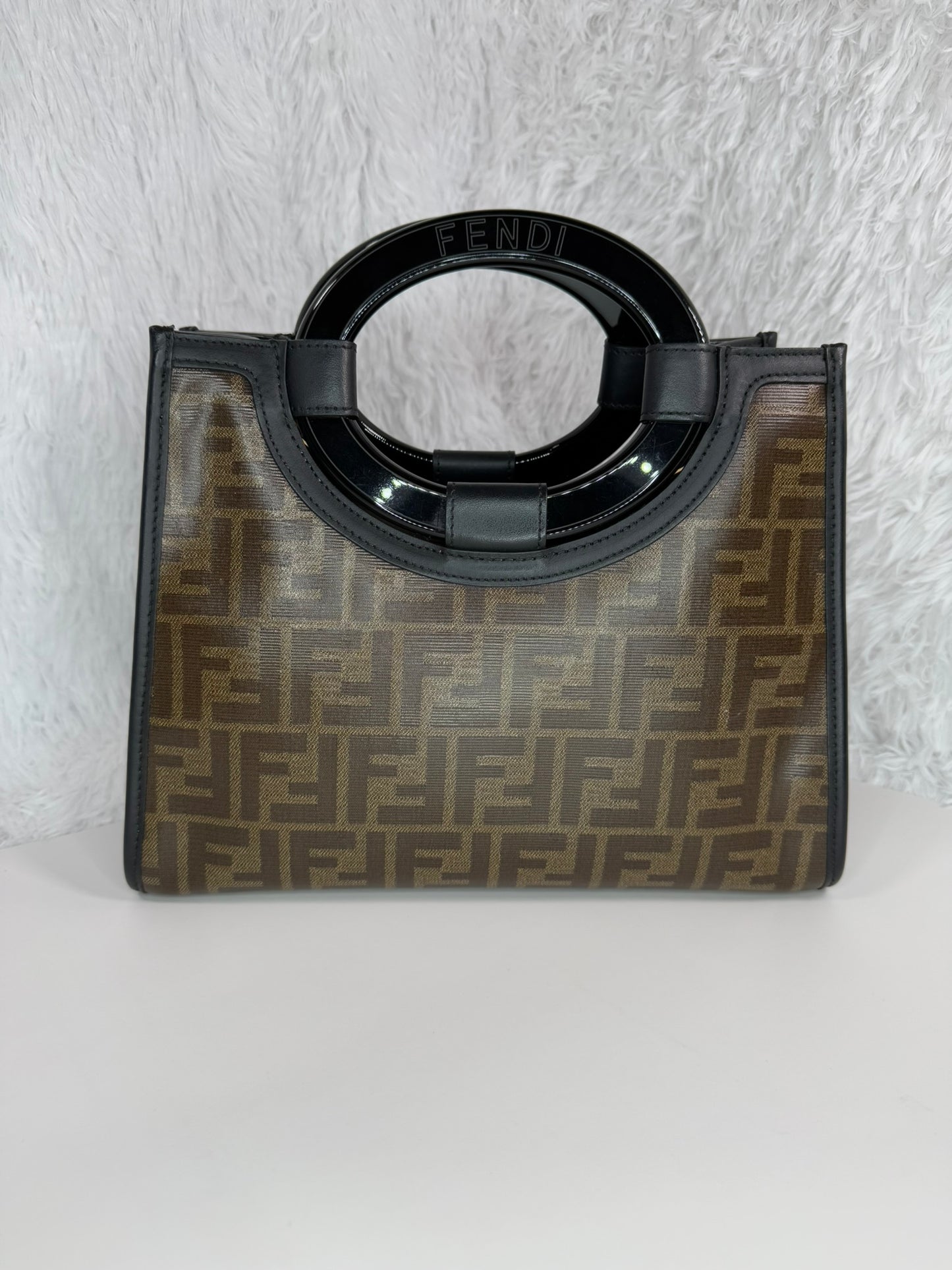 FENDI Zucca Runaway Shopper Handbag