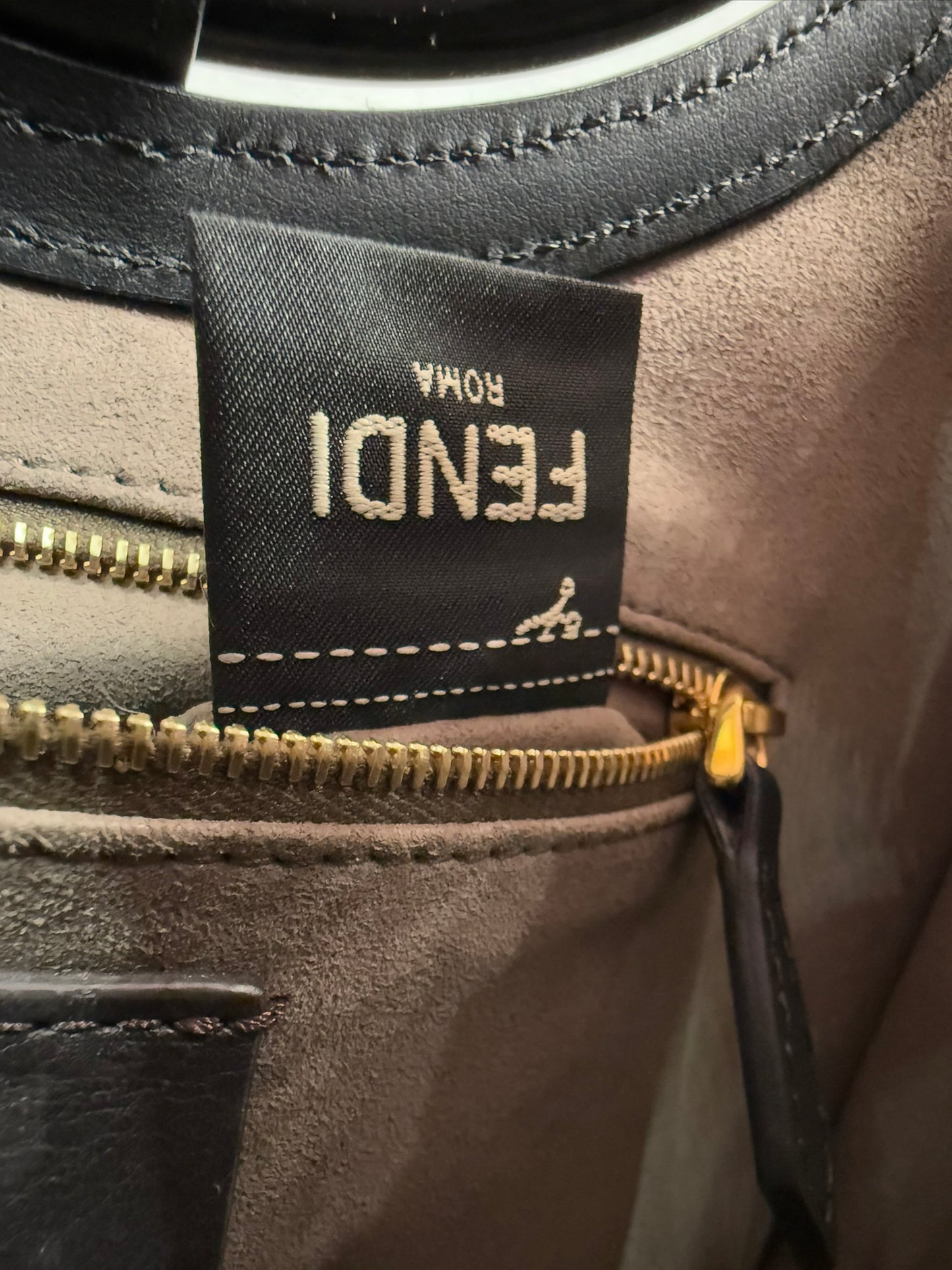 FENDI Zucca Runaway Shopper Handbag