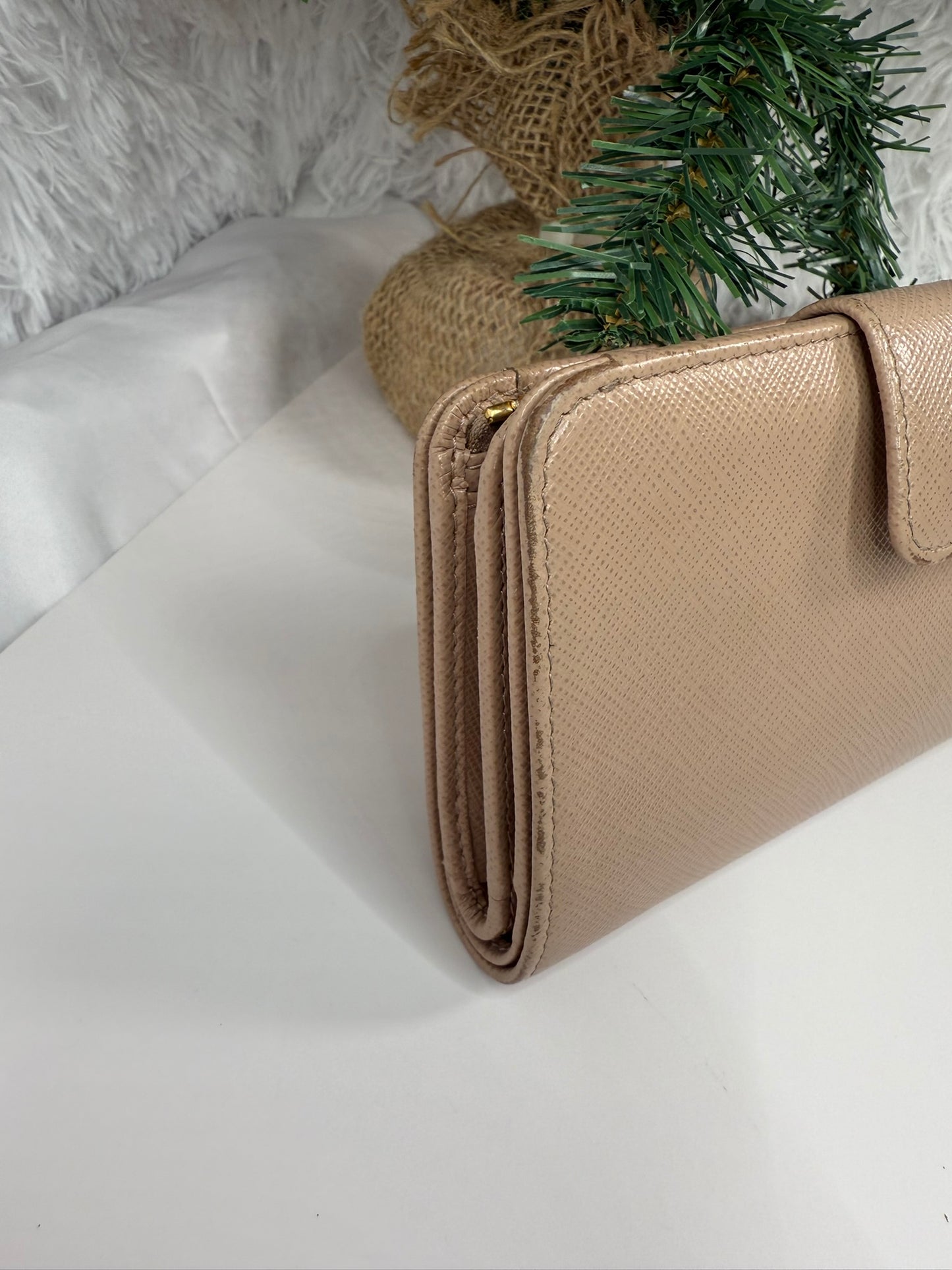 PRADA Compact Saffiano Wallet