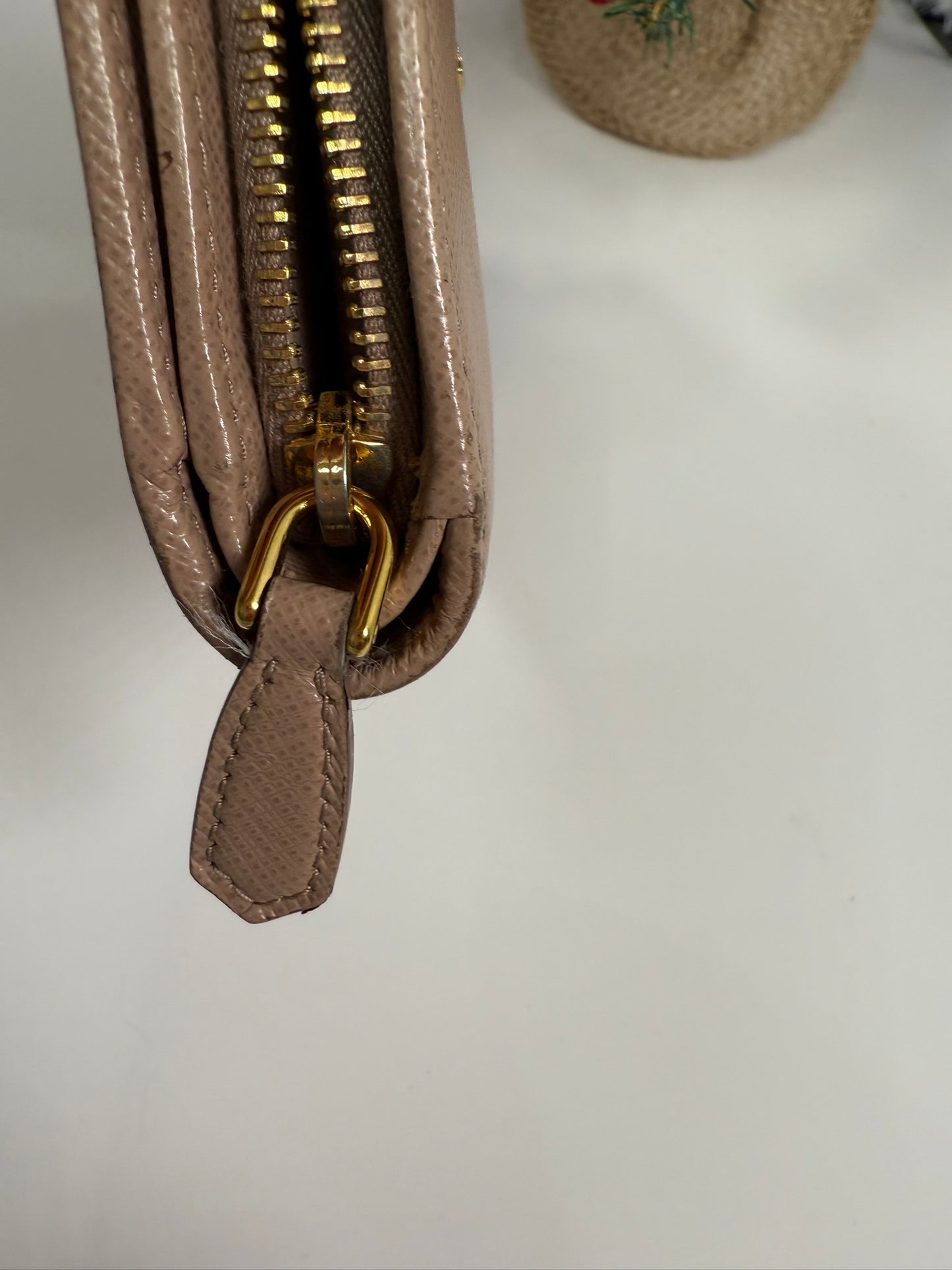 PRADA Compact Saffiano Wallet