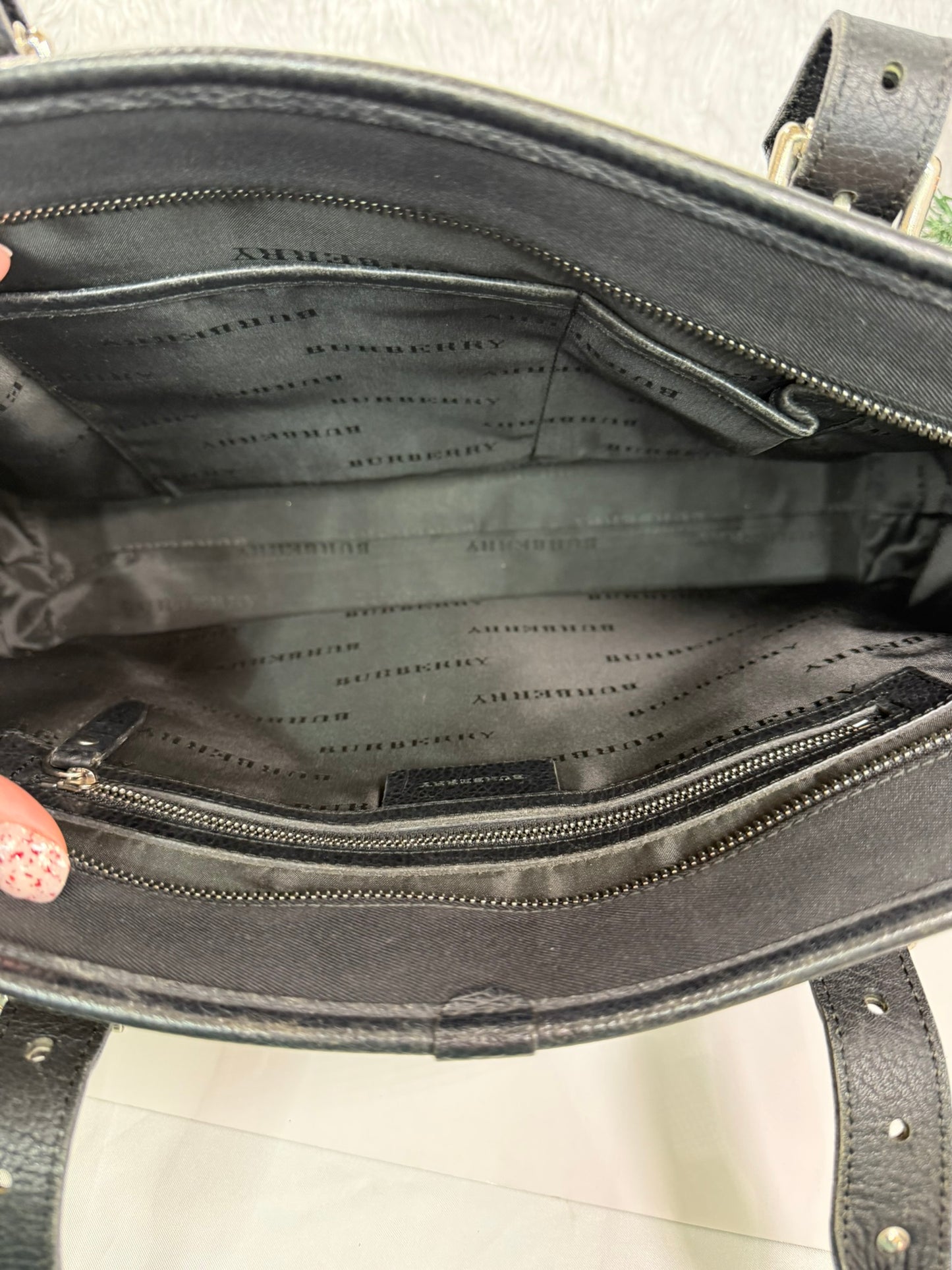 BURBERRY Nova Check Tote Bag