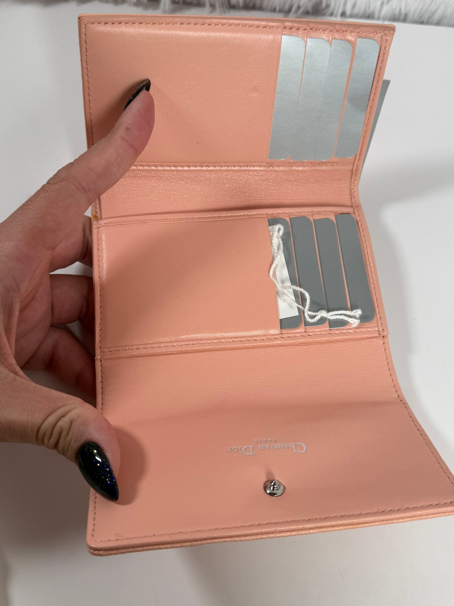DIOR Diorama Trifold Wallet Blush Color