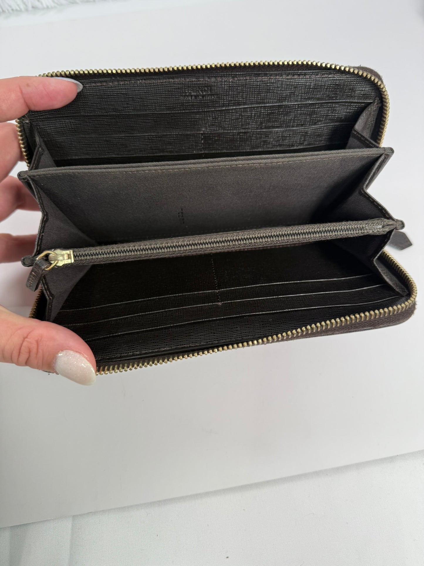 FENDI Zip Around Wallet