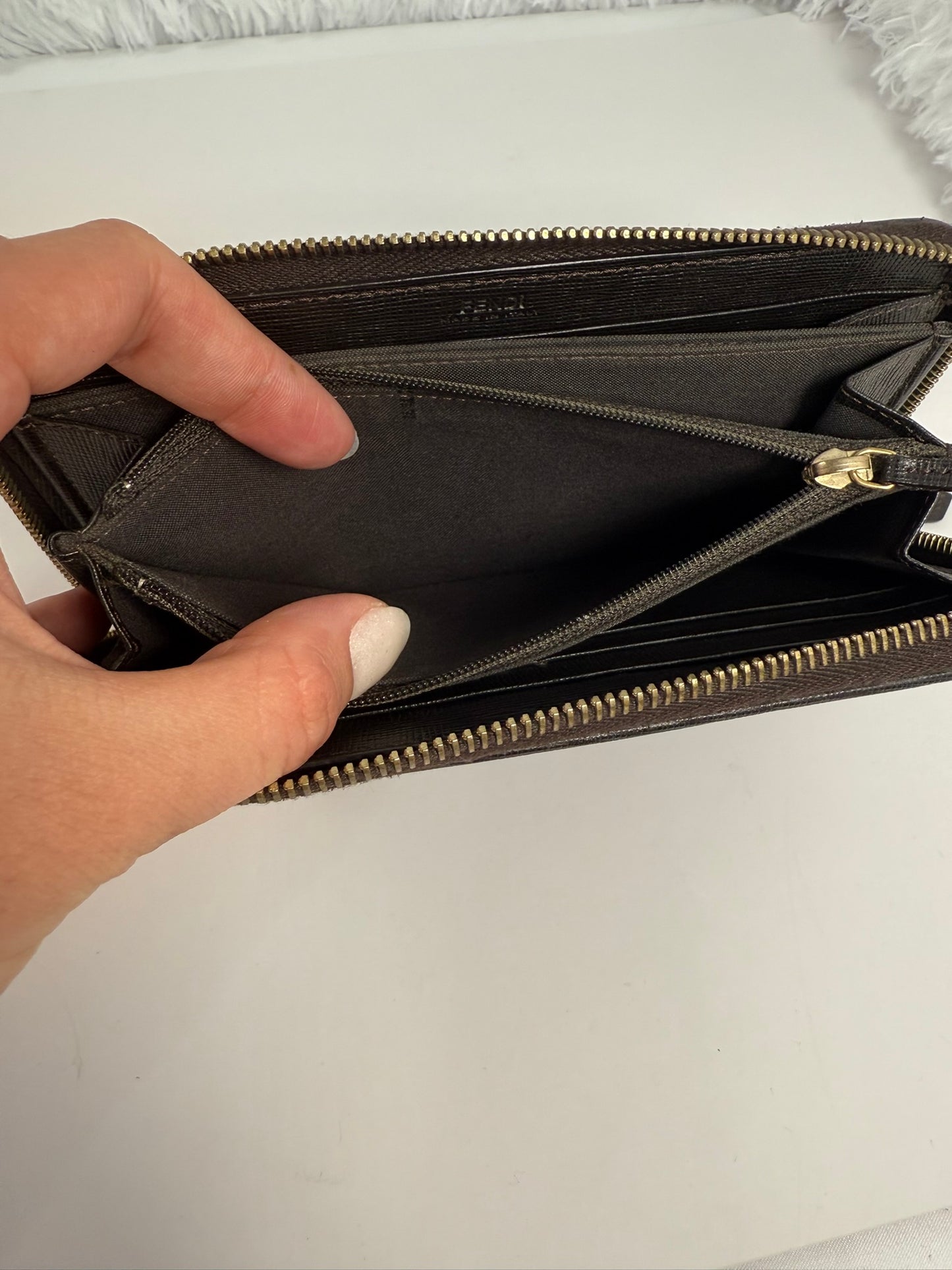 FENDI Zip Around Wallet