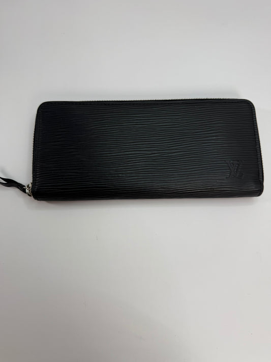 LOUIS VUITTON Clemence Wallet in Black Epi Leather