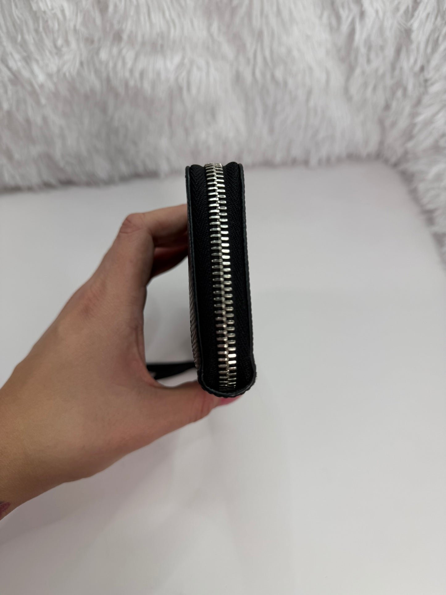 LOUIS VUITTON Clemence Wallet in Black Epi Leather