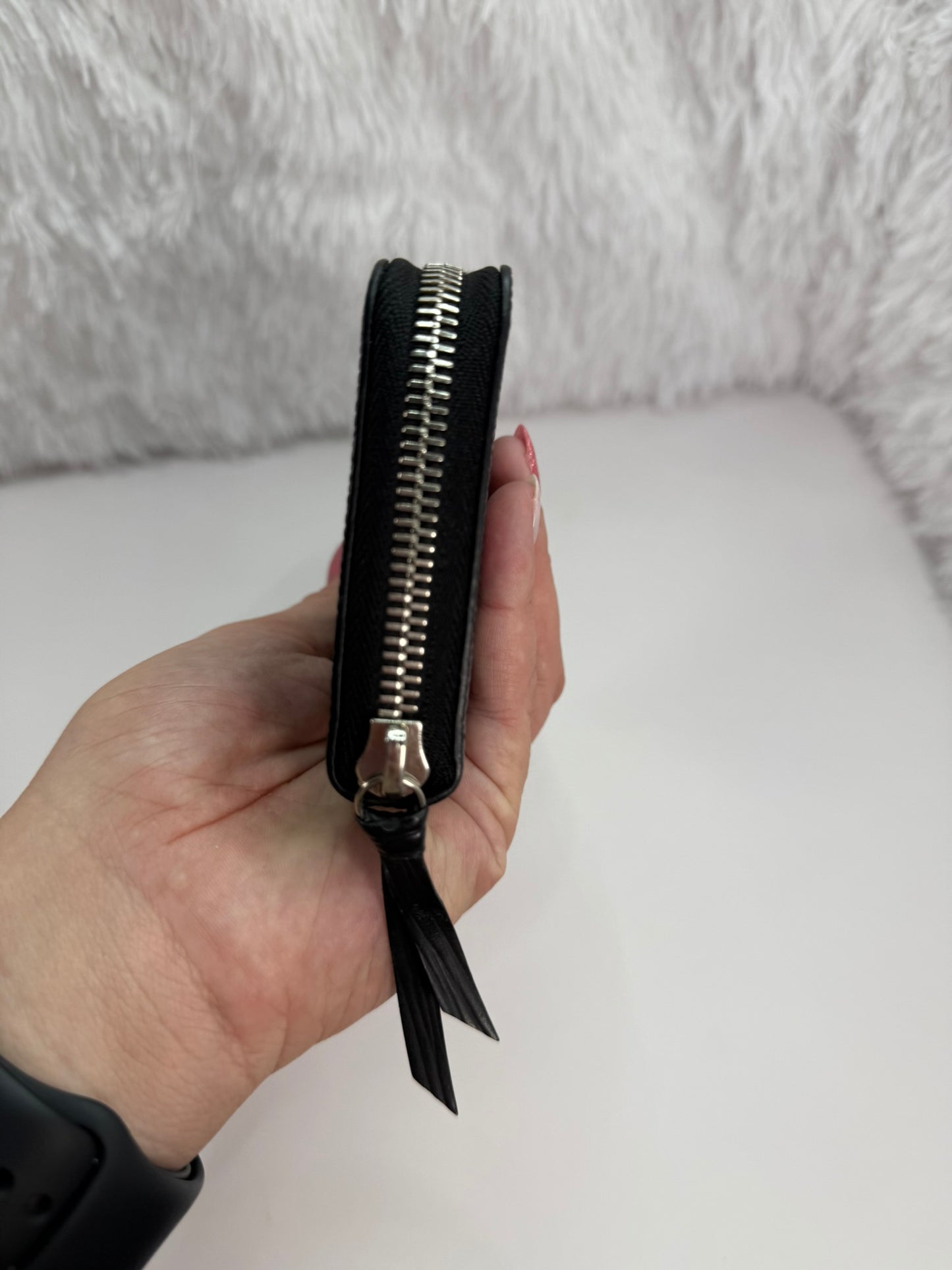 LOUIS VUITTON Clemence Wallet in Black Epi Leather