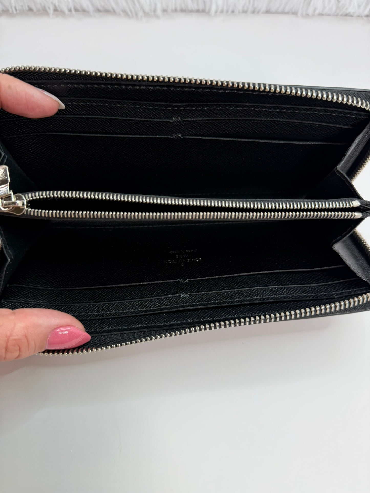 LOUIS VUITTON Clemence Wallet in Black Epi Leather