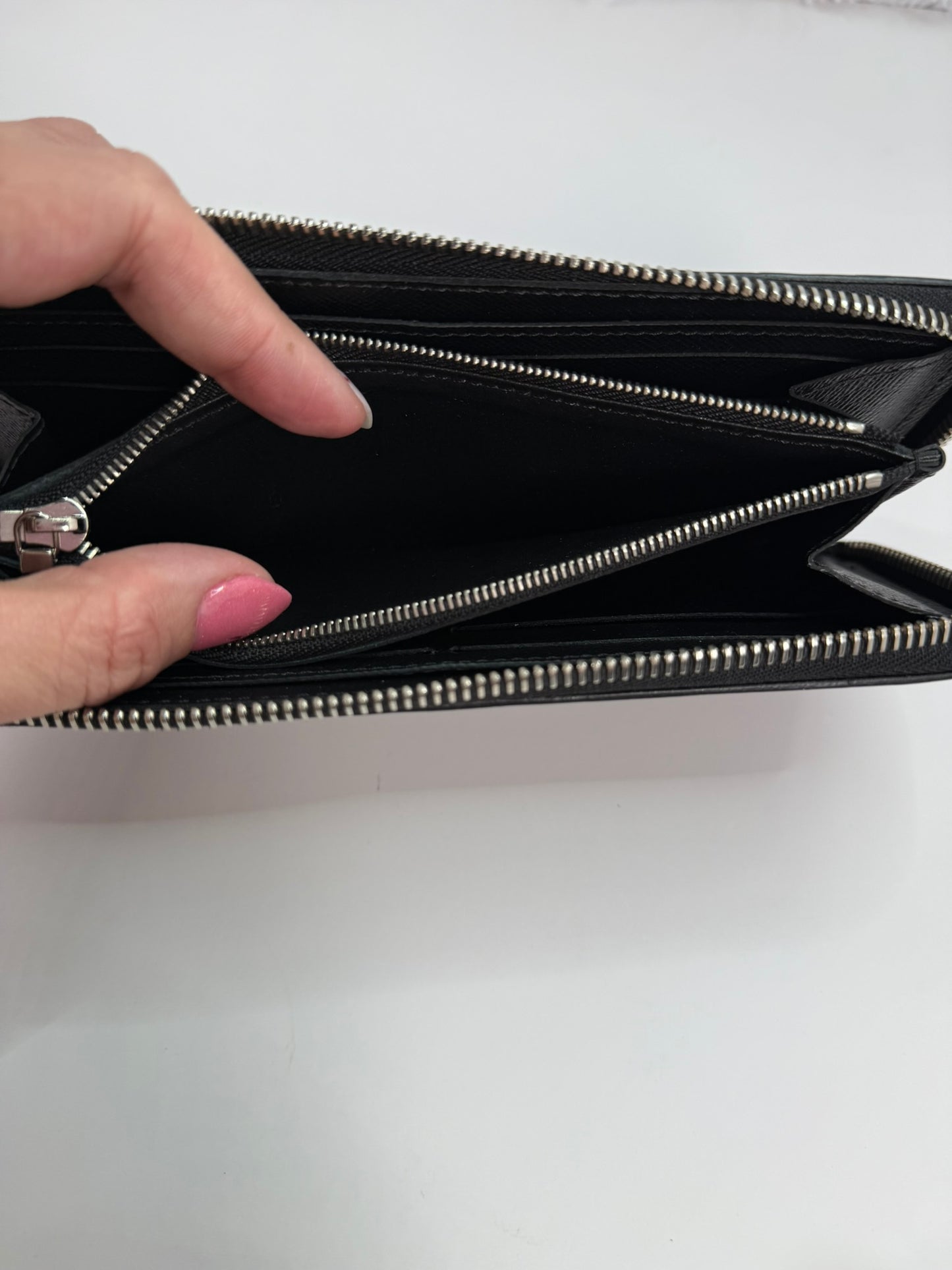LOUIS VUITTON Clemence Wallet in Black Epi Leather