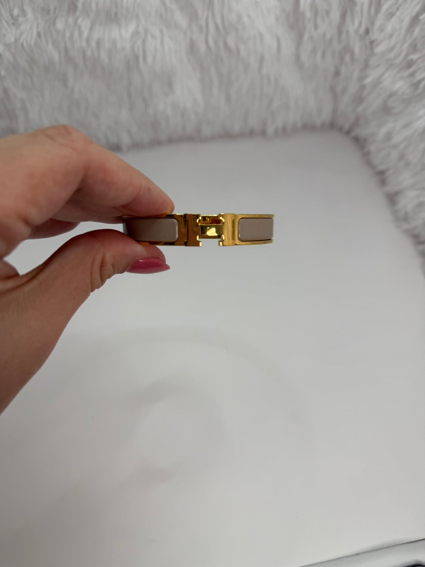 HERMES Clic H Braclet GM