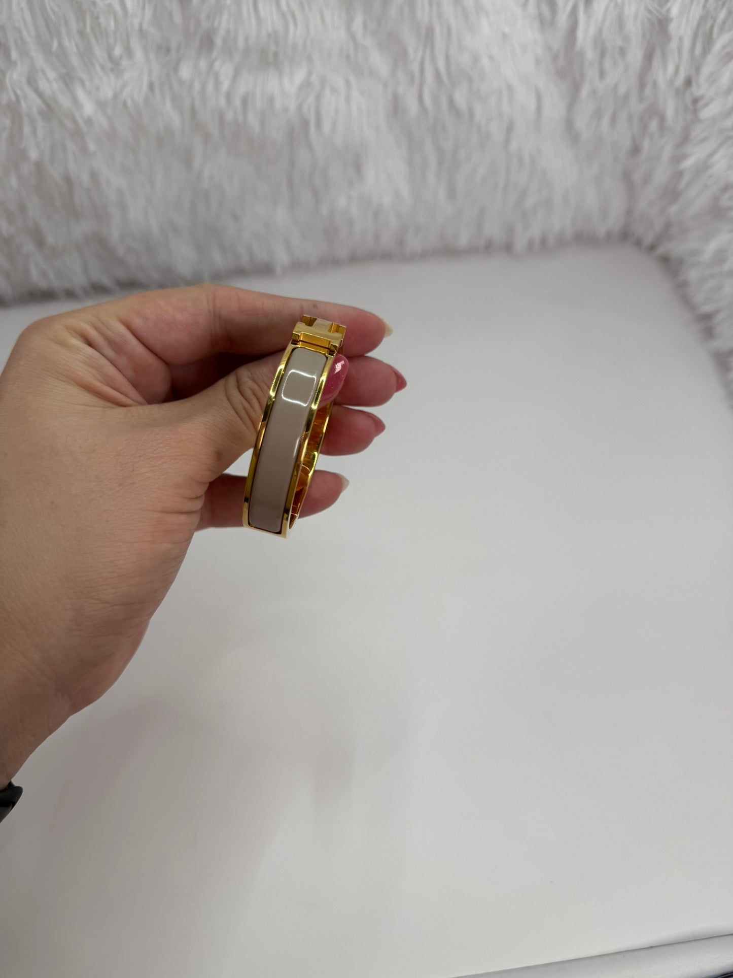 HERMES Clic H Braclet GM