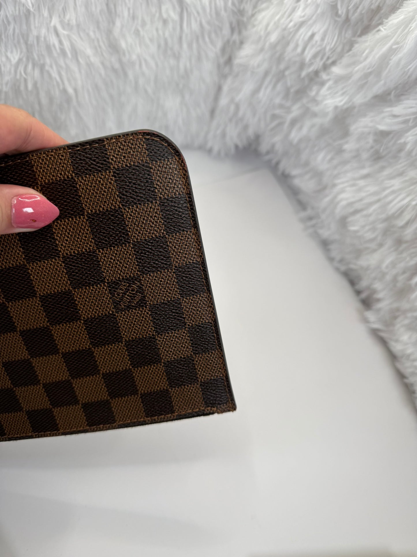 LOUIS VUITTON Neverful Pouch Damier Ebene