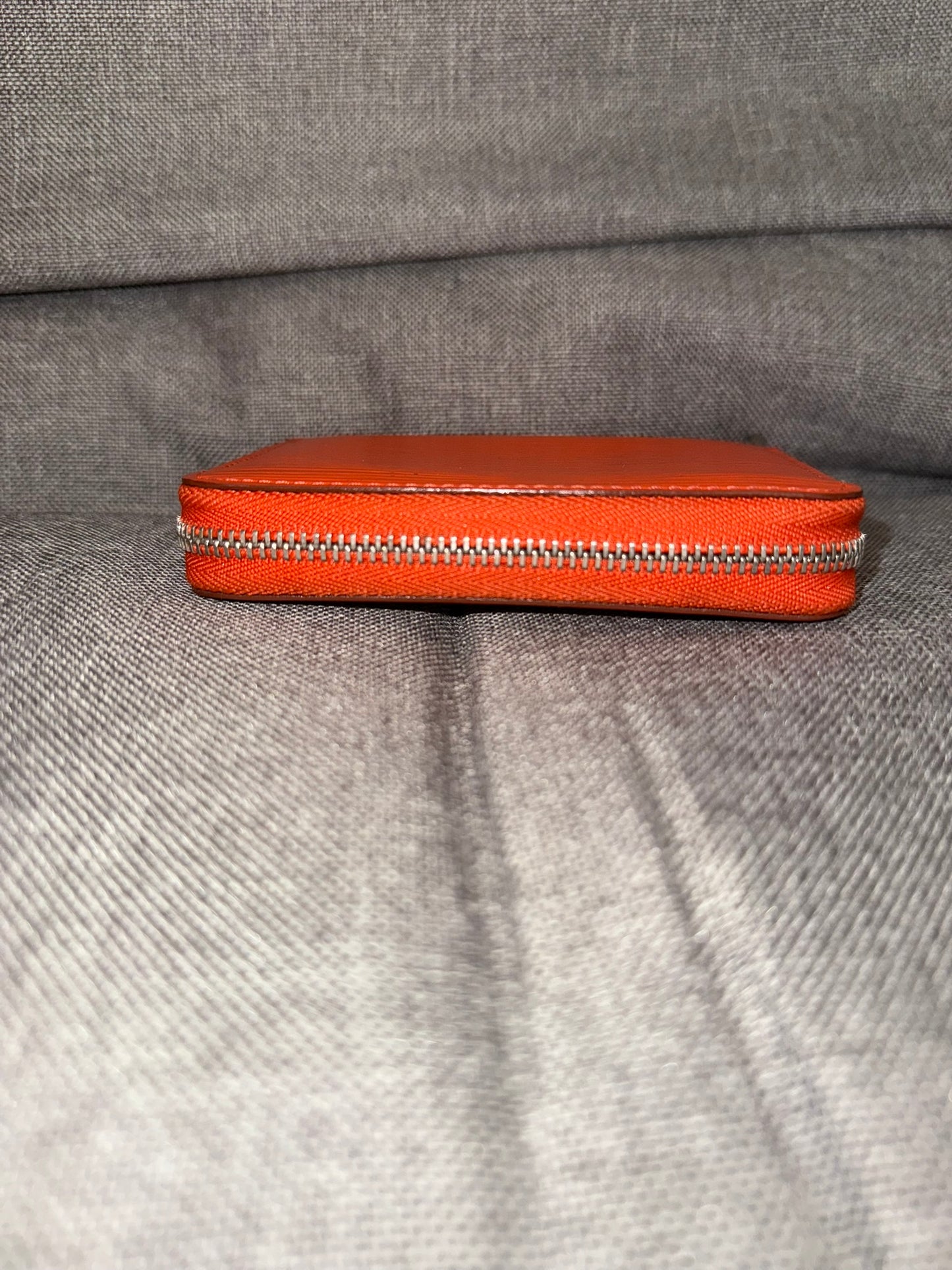 LOUIS VUITTON Compact Epi Orange Wallet