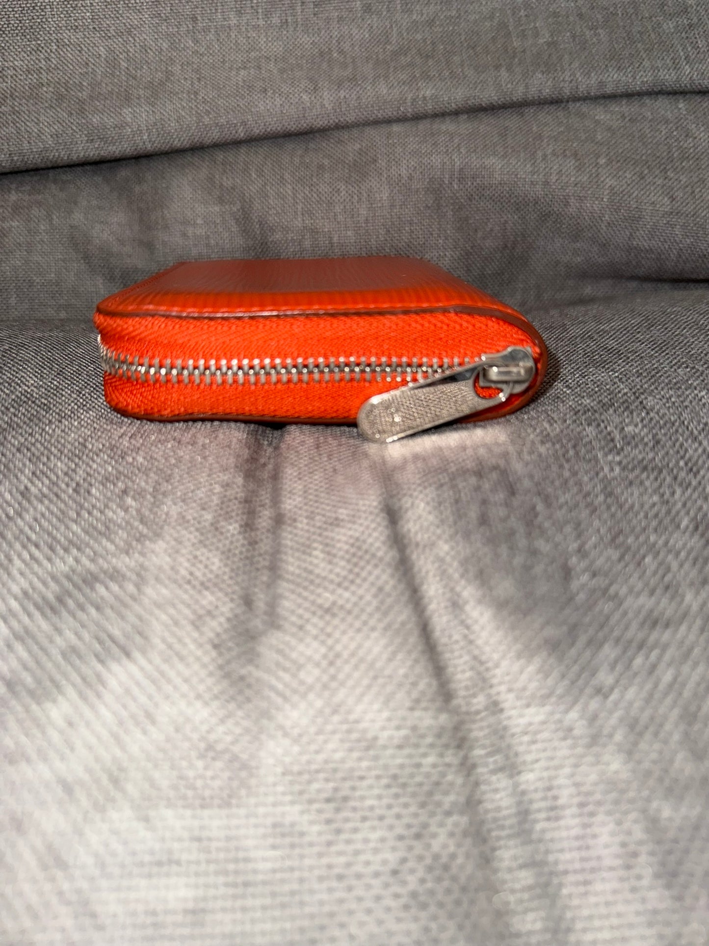 LOUIS VUITTON Compact Epi Orange Wallet
