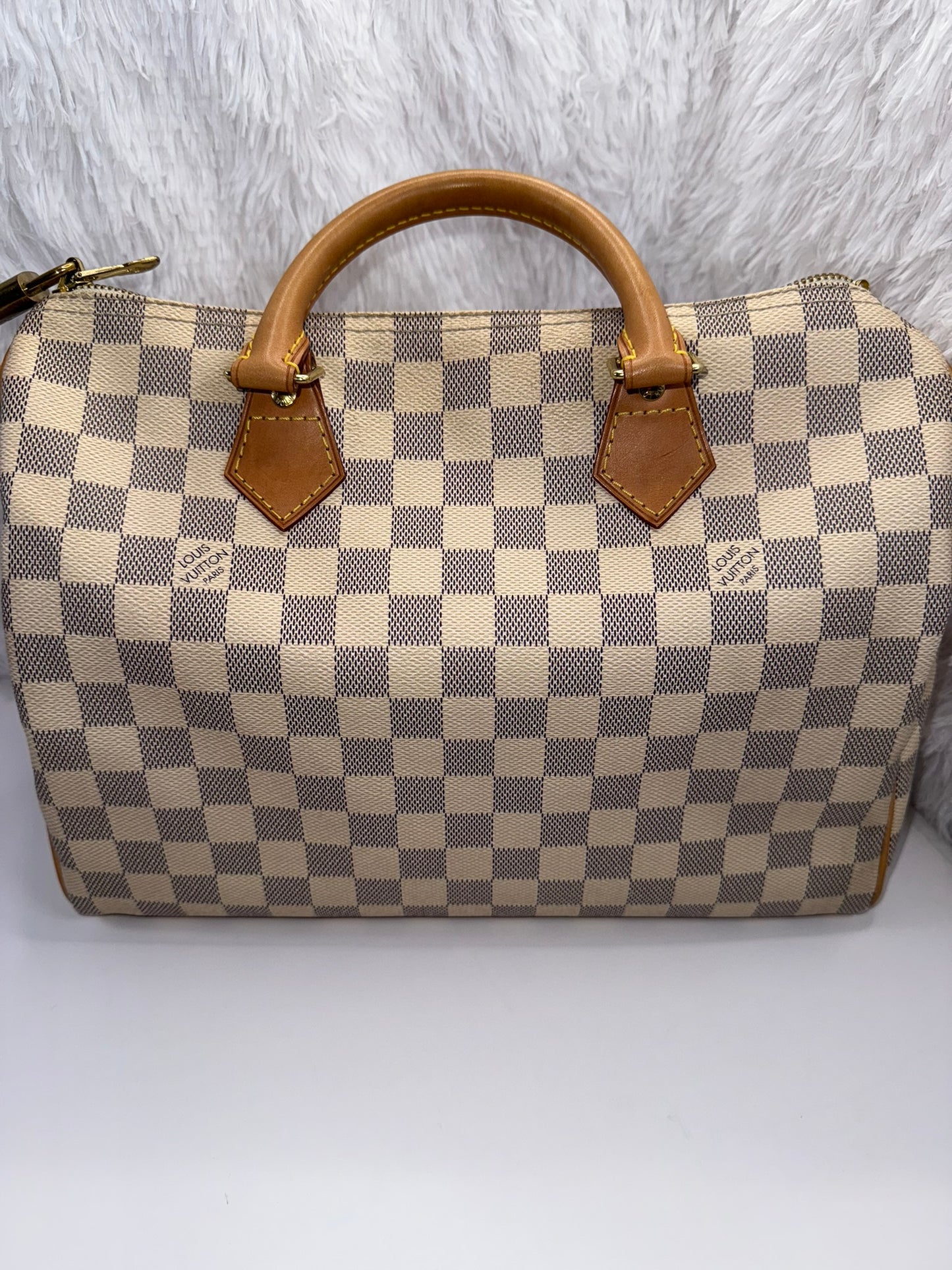 LOUIS VUITTON SPEEDY 30 BANDO DAMIER AZUR