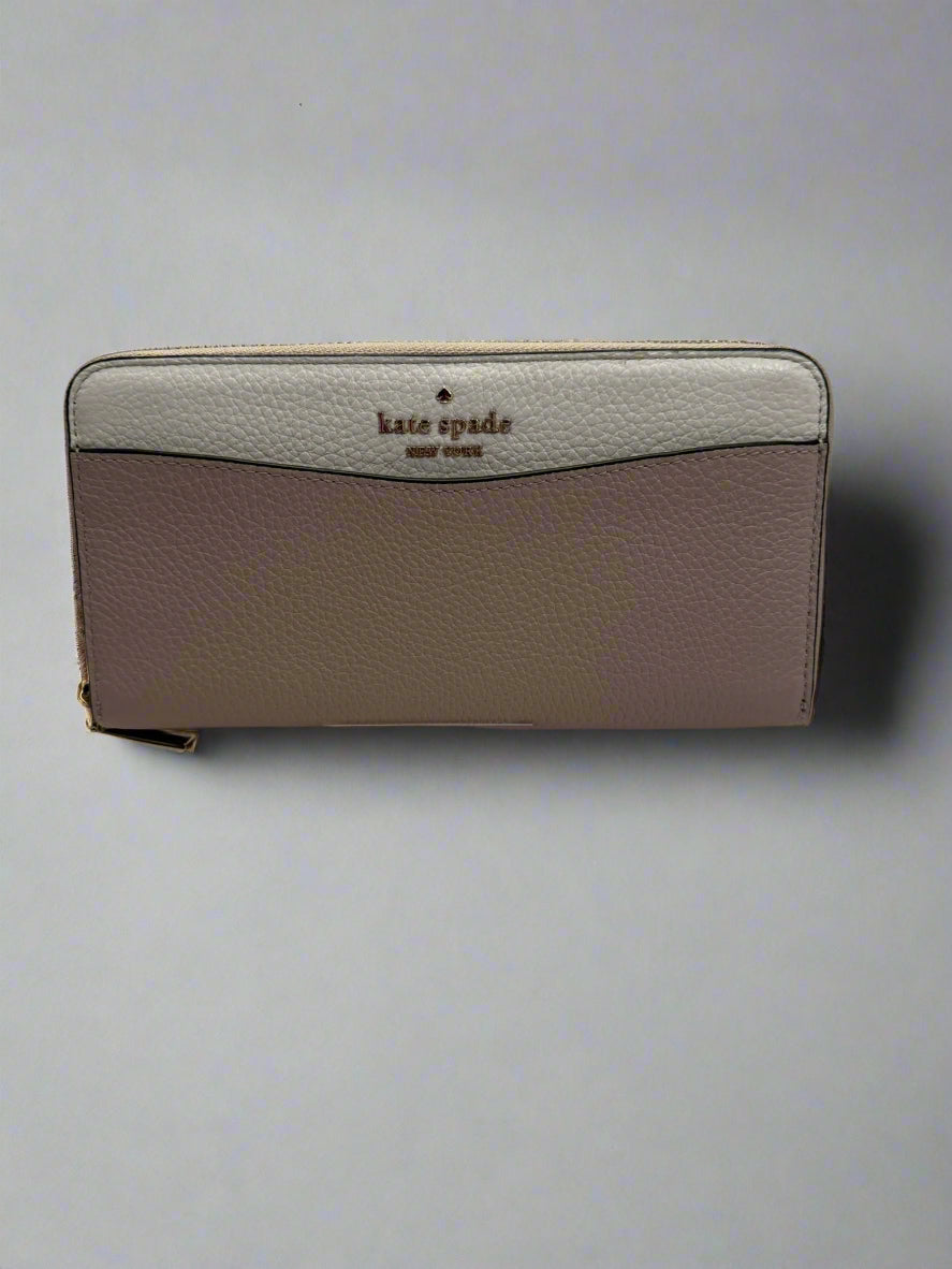 KATE SPADE White/Beige Wallet