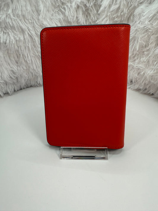 KATE SPADE Red Passport Holder/Wallet