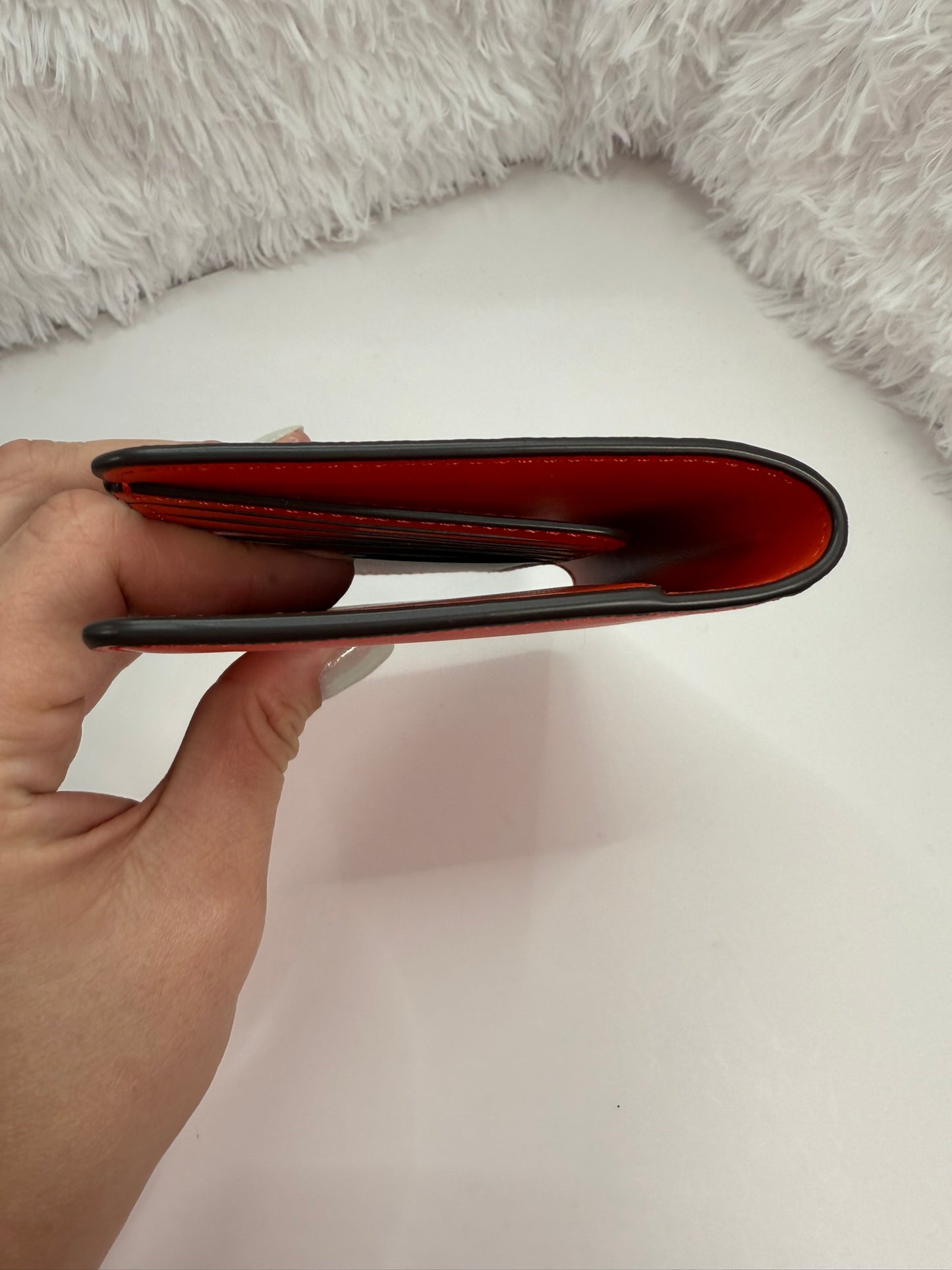 KATE SPADE Red Passport Holder/Wallet