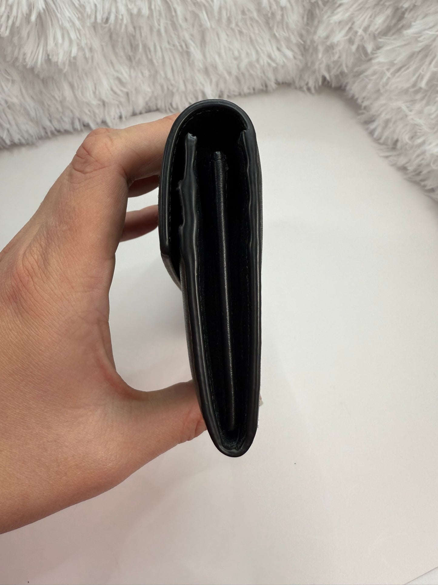 FENDI Calfskin Wallet Black