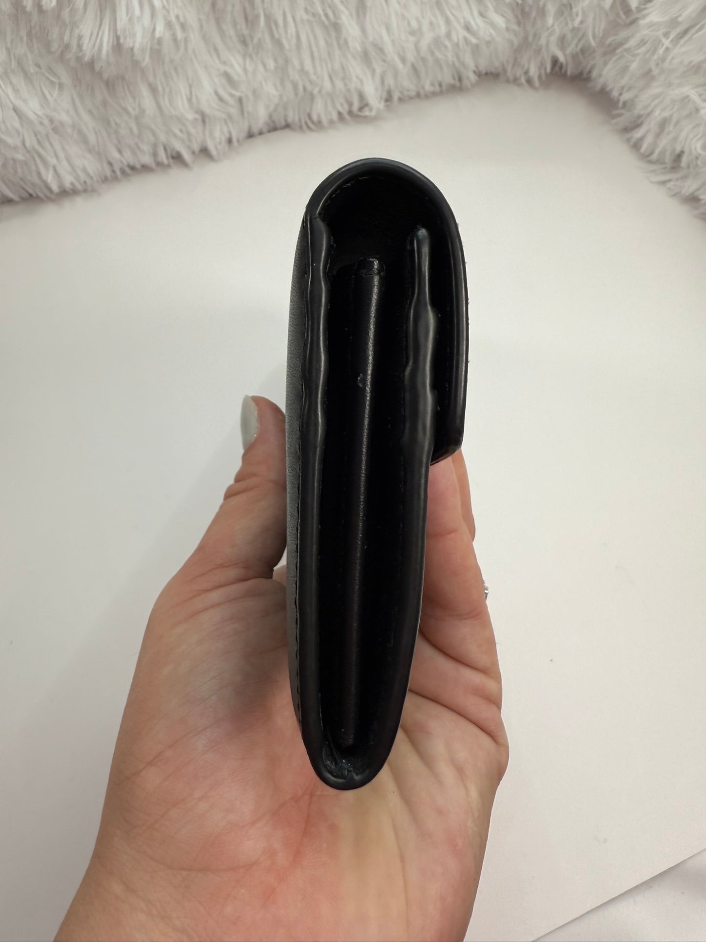 FENDI Calfskin Wallet Black