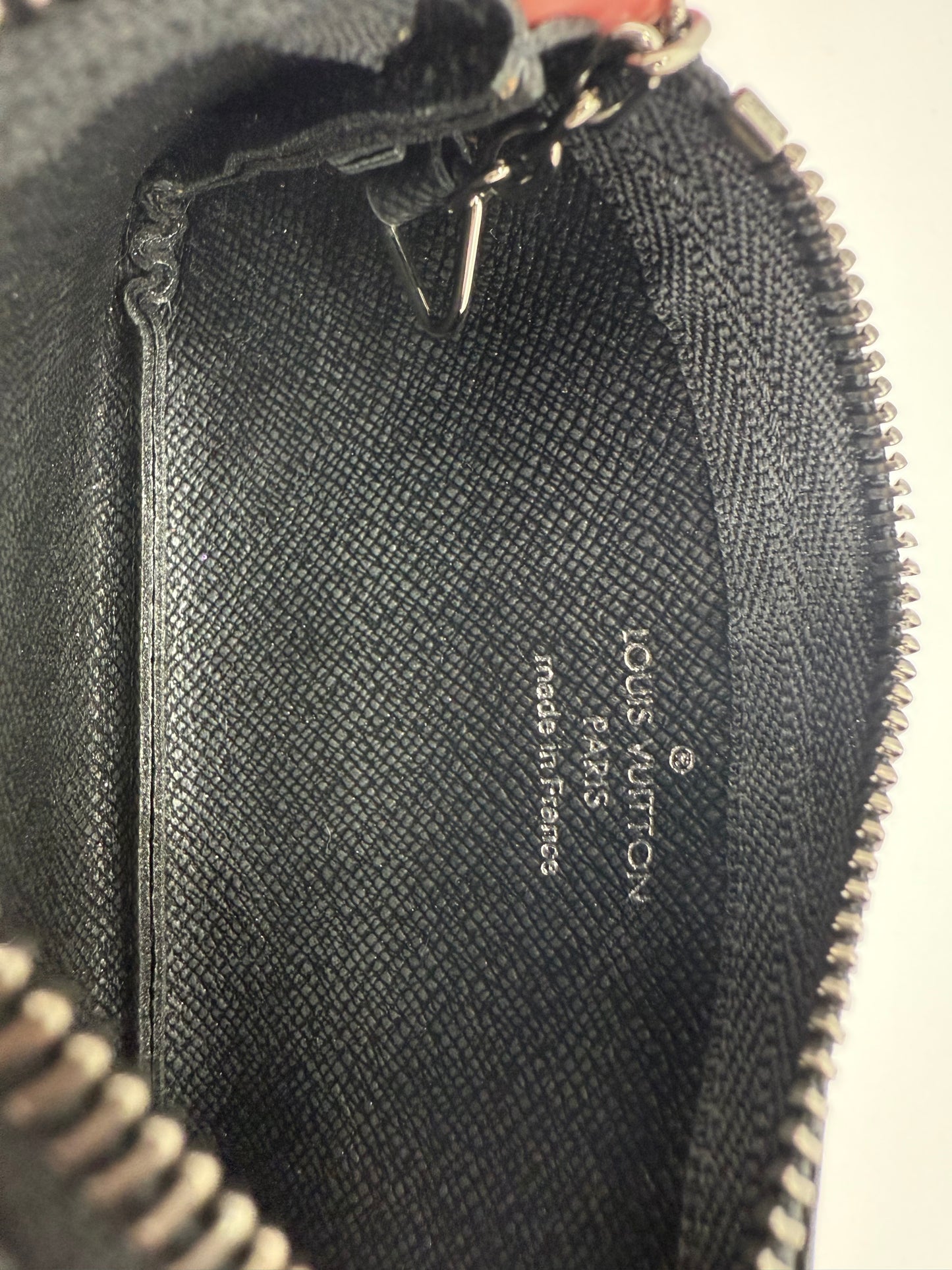 LOUIS VUITTON Key Pouch Monogram Eclipse