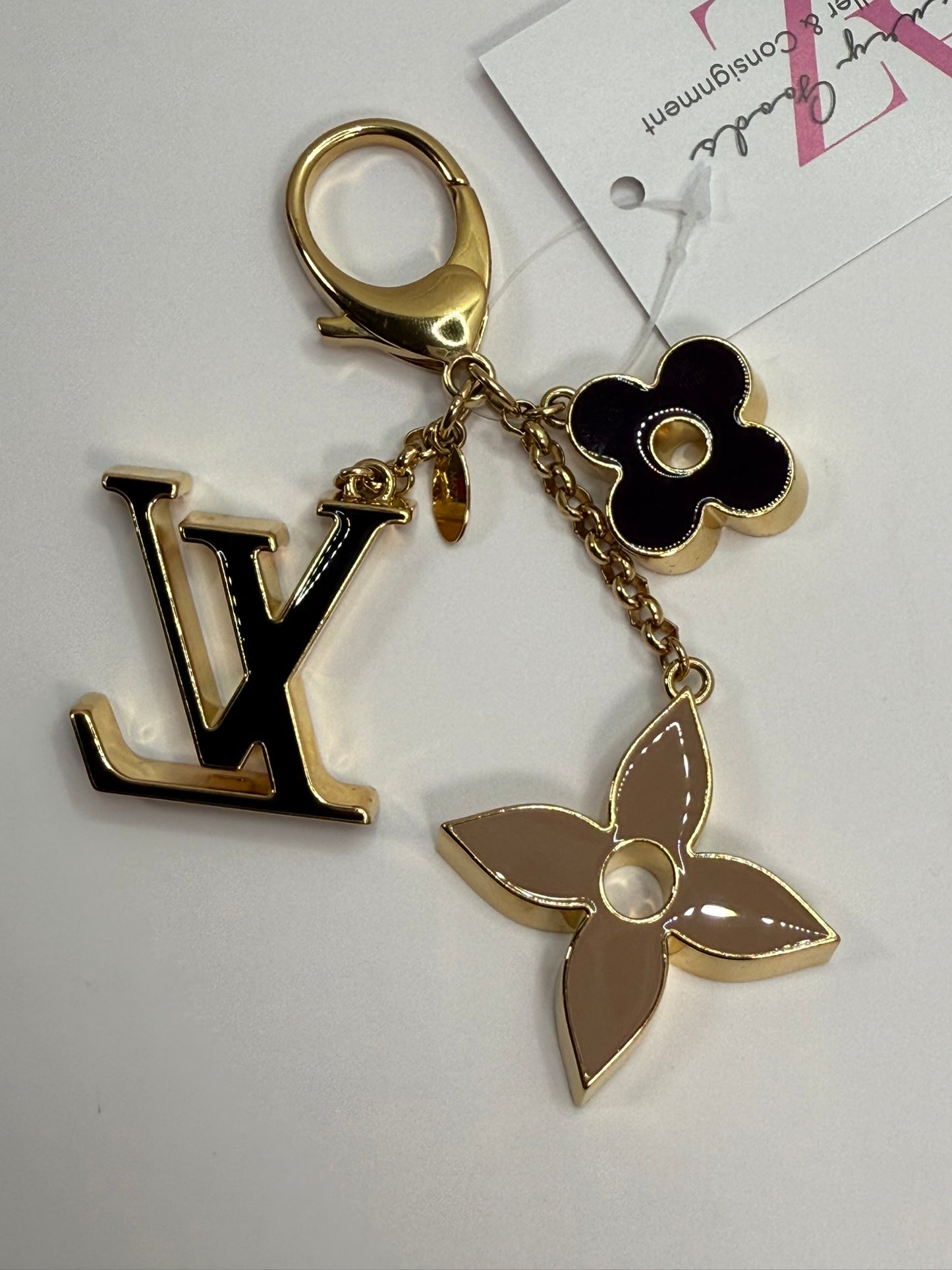 LOUIS VUITTON Fleur de Monogram Bag Charm