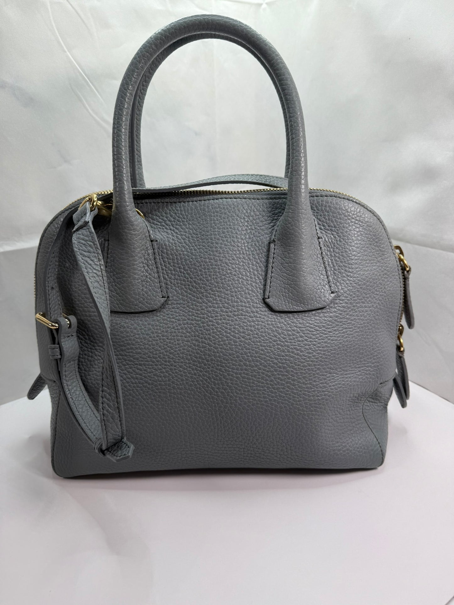 BURBERRY Greenwood Bowling Bag Grainy Leather