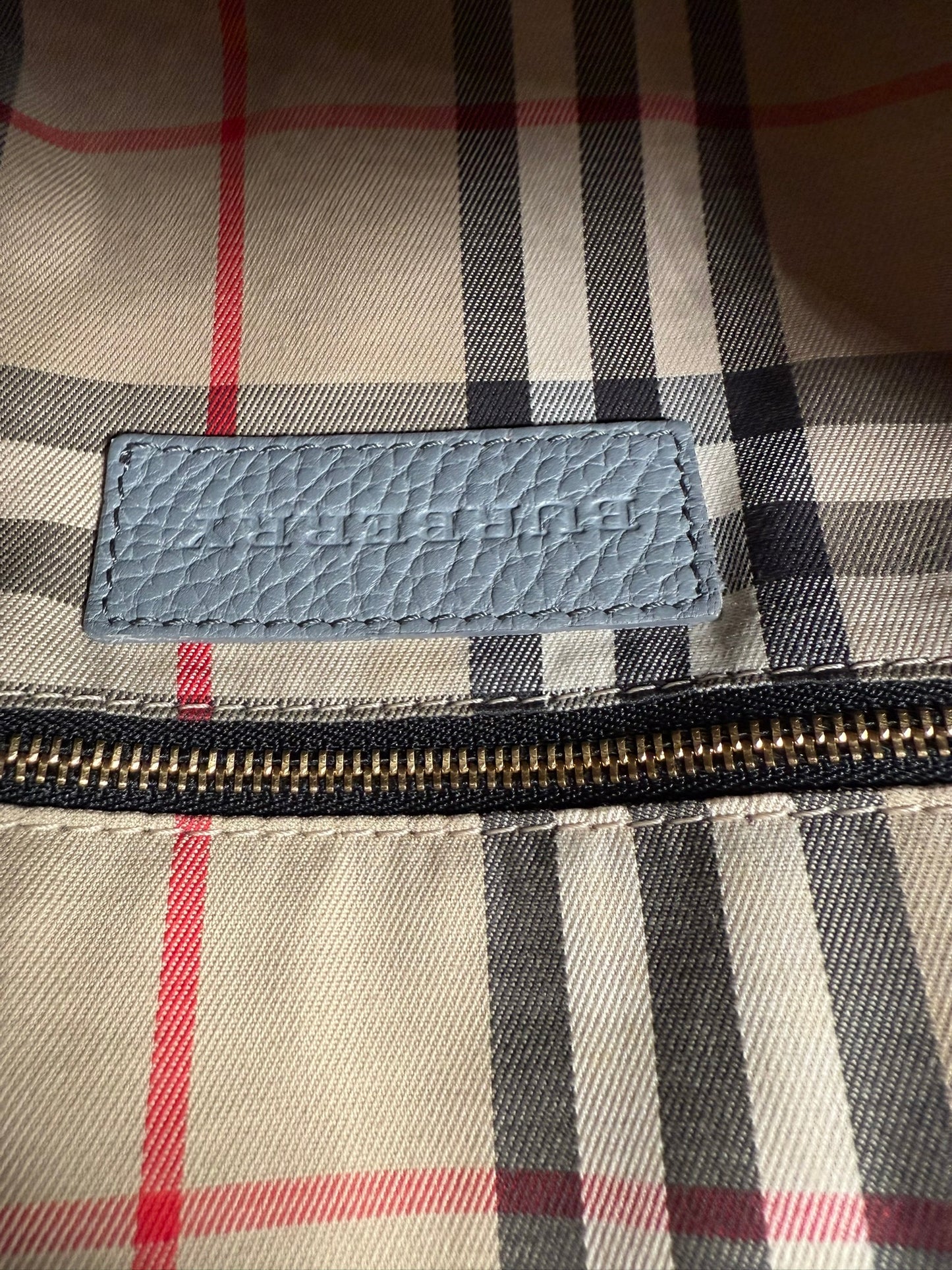 BURBERRY Greenwood Bowling Bag Grainy Leather