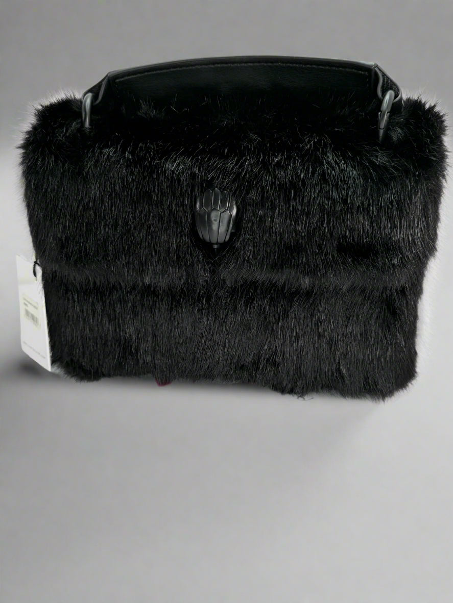 KURT GEIGER Mini Faux Fur Kensington Crossbody Bag