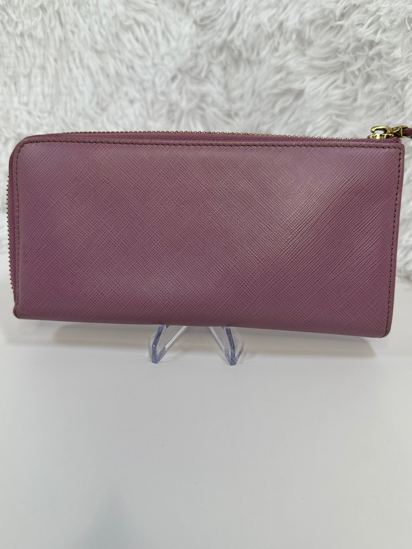 FERRAGAMO Gancini Long 3/4 Wallet Lavender