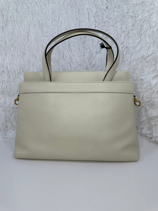 GUCCI Calfskin Interlocking G Top Handle Bag