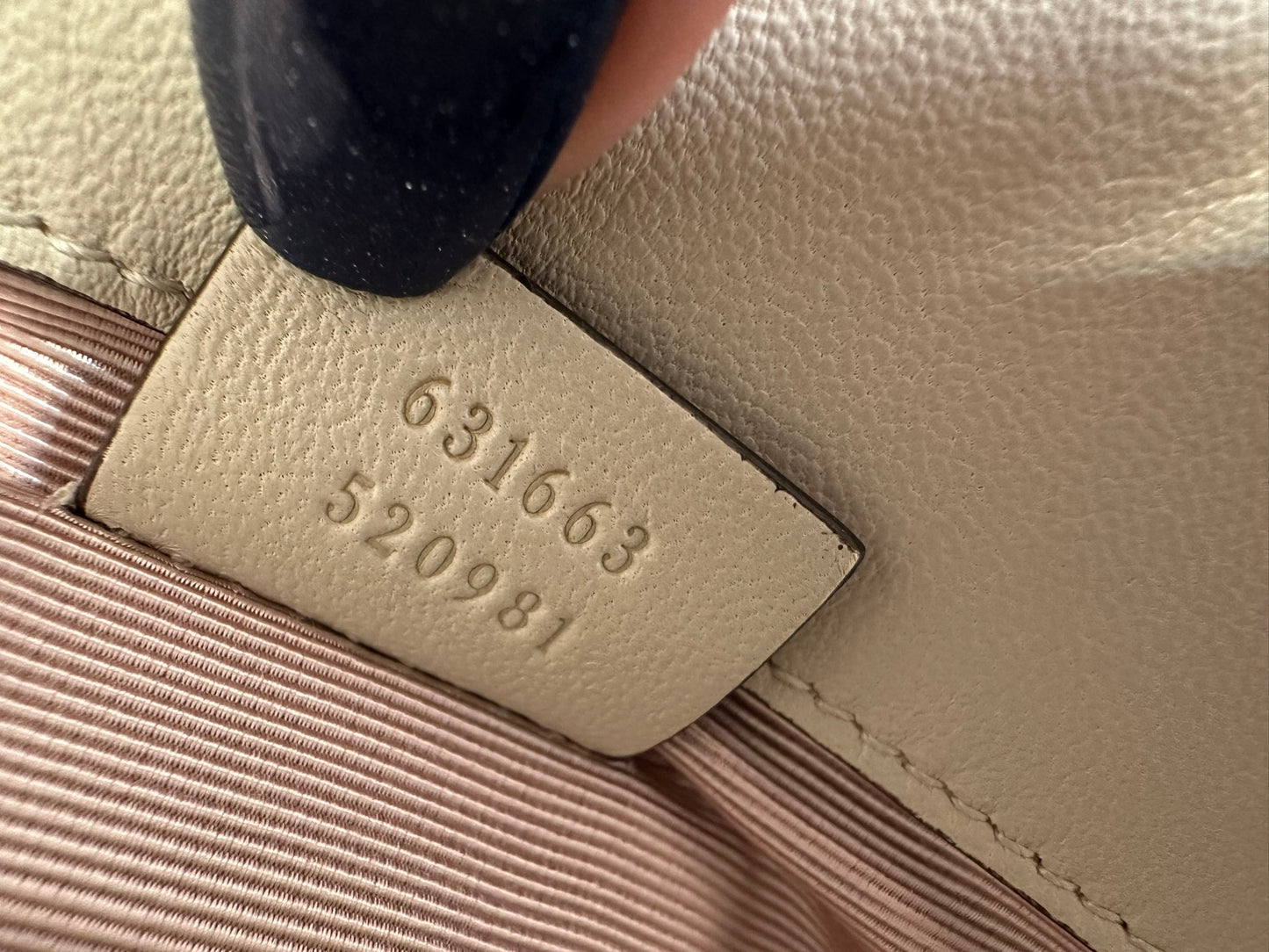 GUCCI Calfskin Interlocking G Top Handle Bag