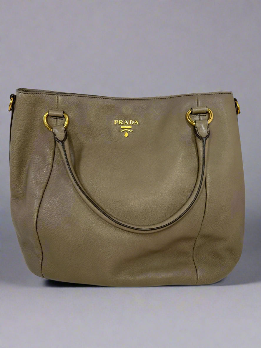 PRADA Vitello Daino 2 Way Handbag