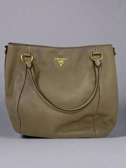 PRADA Vitello Daino 2 Way Handbag