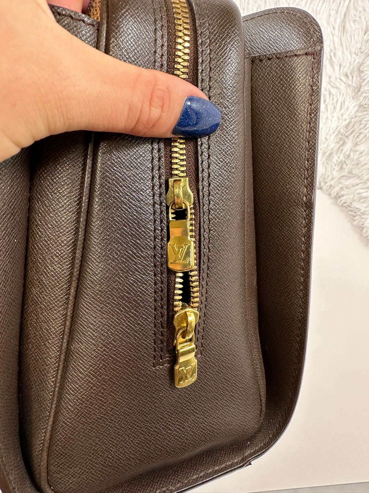 LOUIS VUITTON Triana Top Handle Bag