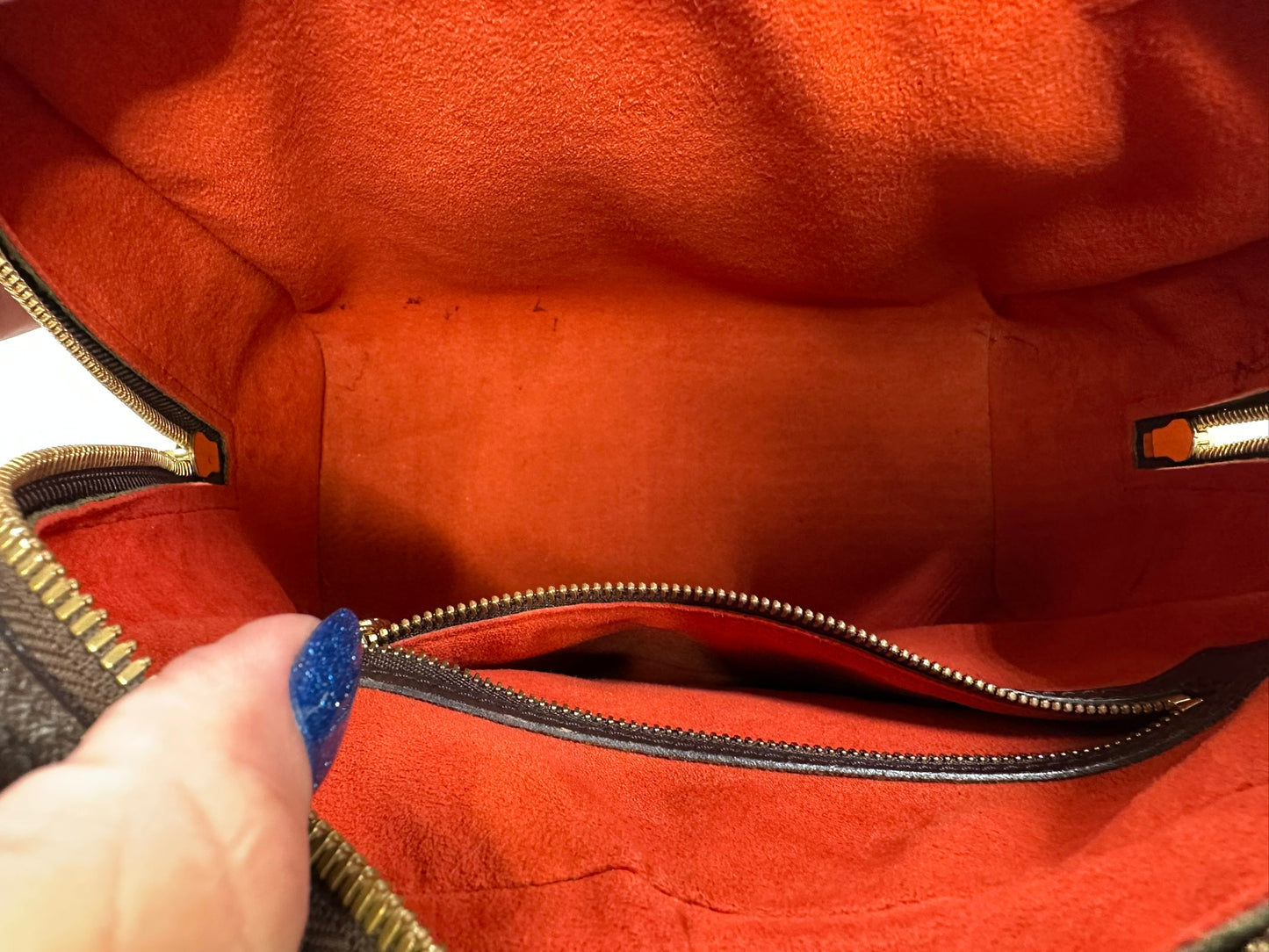 LOUIS VUITTON Triana Top Handle Bag