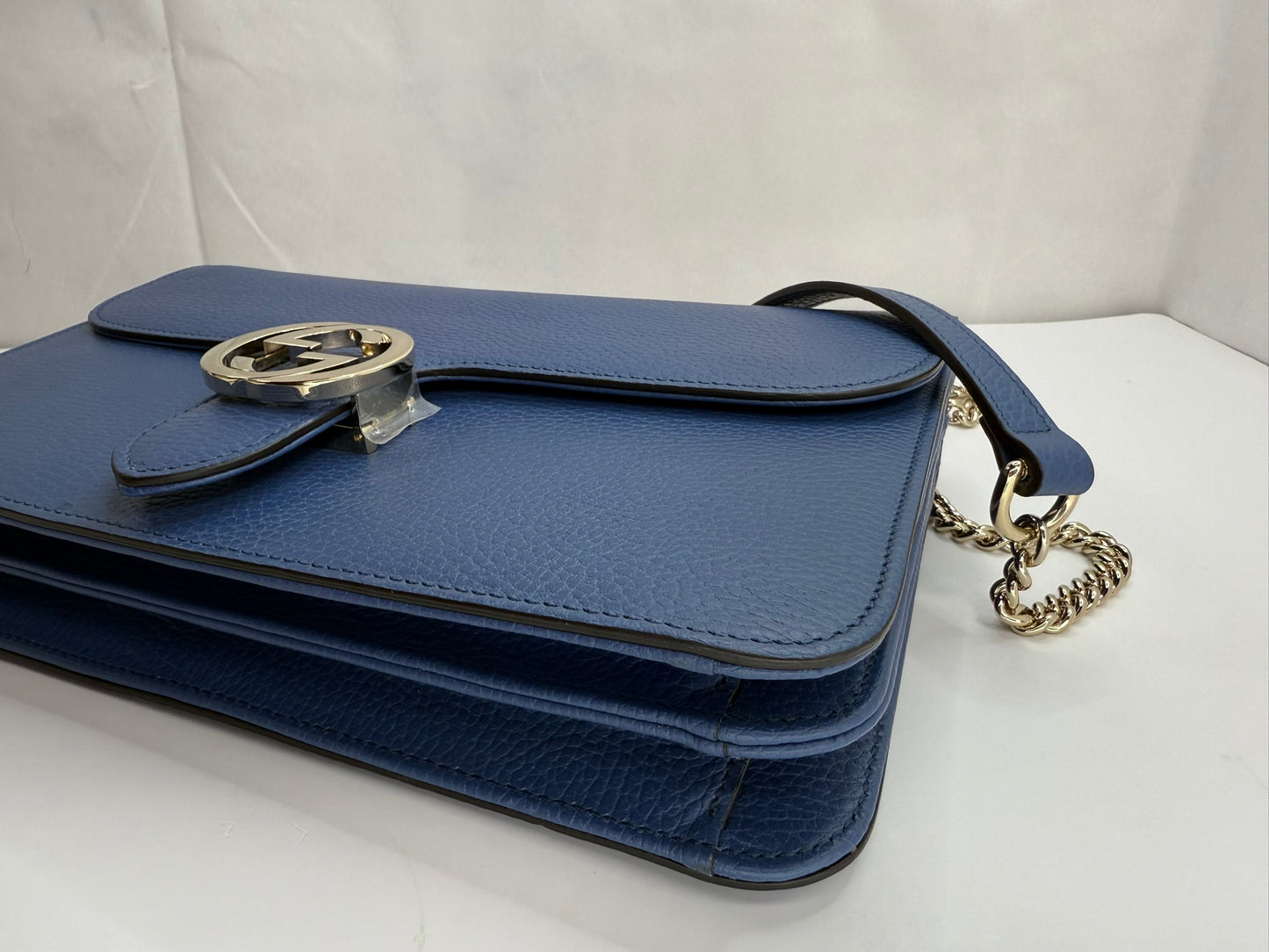GUCCI Medium Dollar Interlocking G Shoulder Bag
